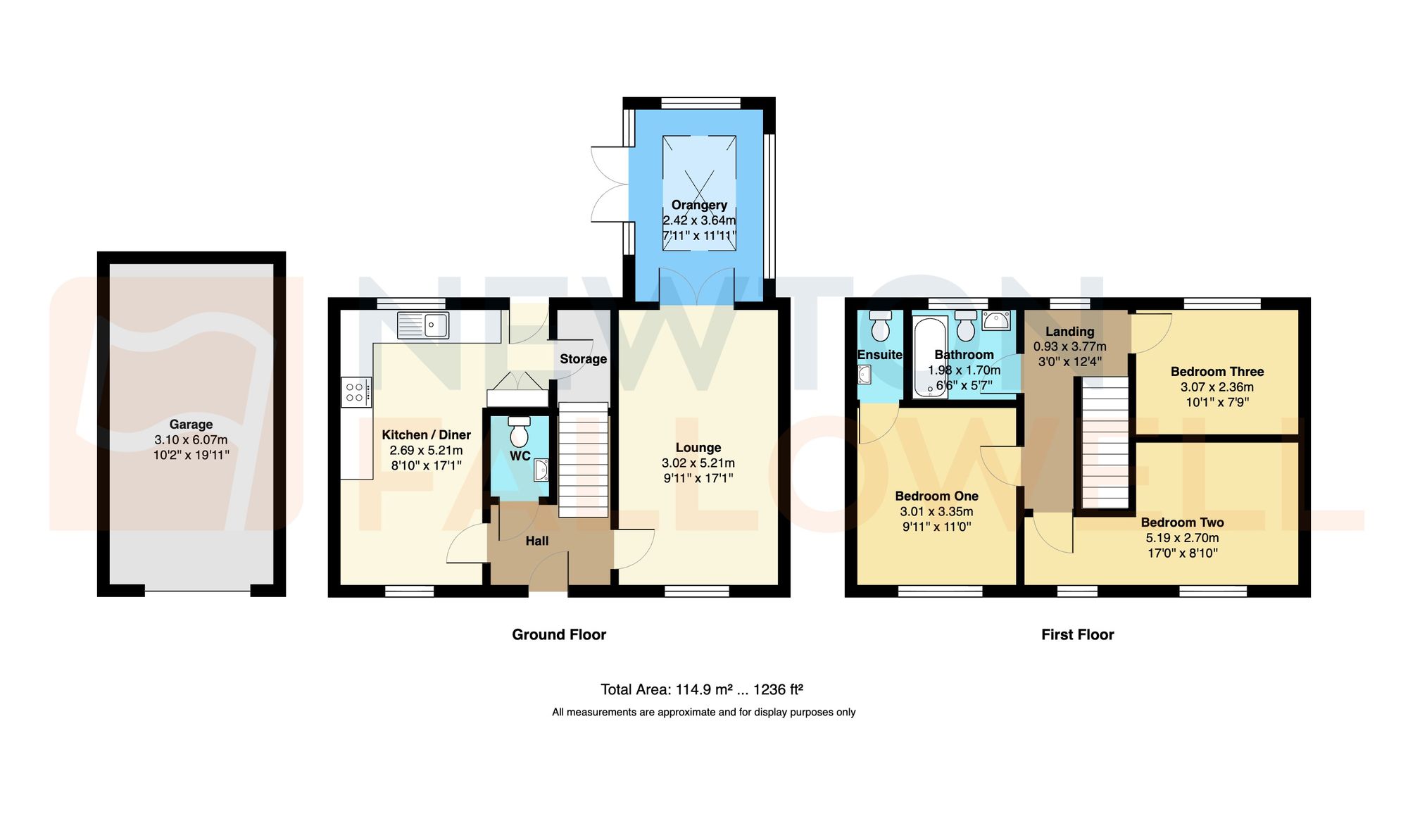 3 Goransson Walk, Worksop floorplan