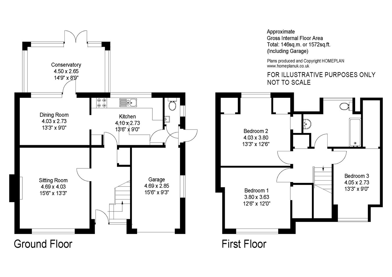15, Durrant Way, Lymington floorplan