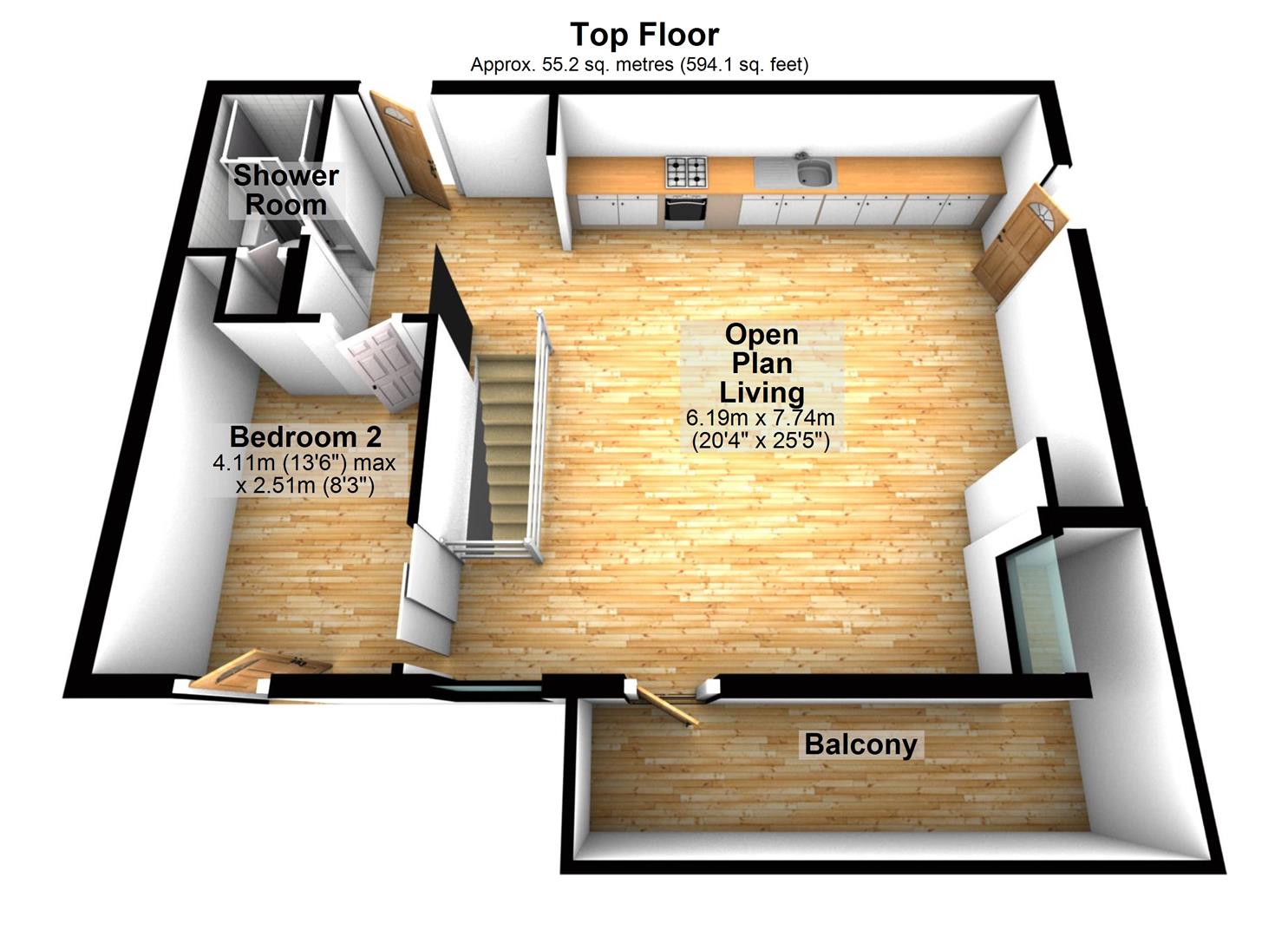 2 Bedrooms Flat for sale in Pattern House, Castle Street, Stalybridge SK15