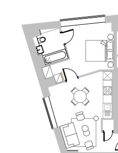 Apartment 410, 16 Manor Road, Leeds floorplan