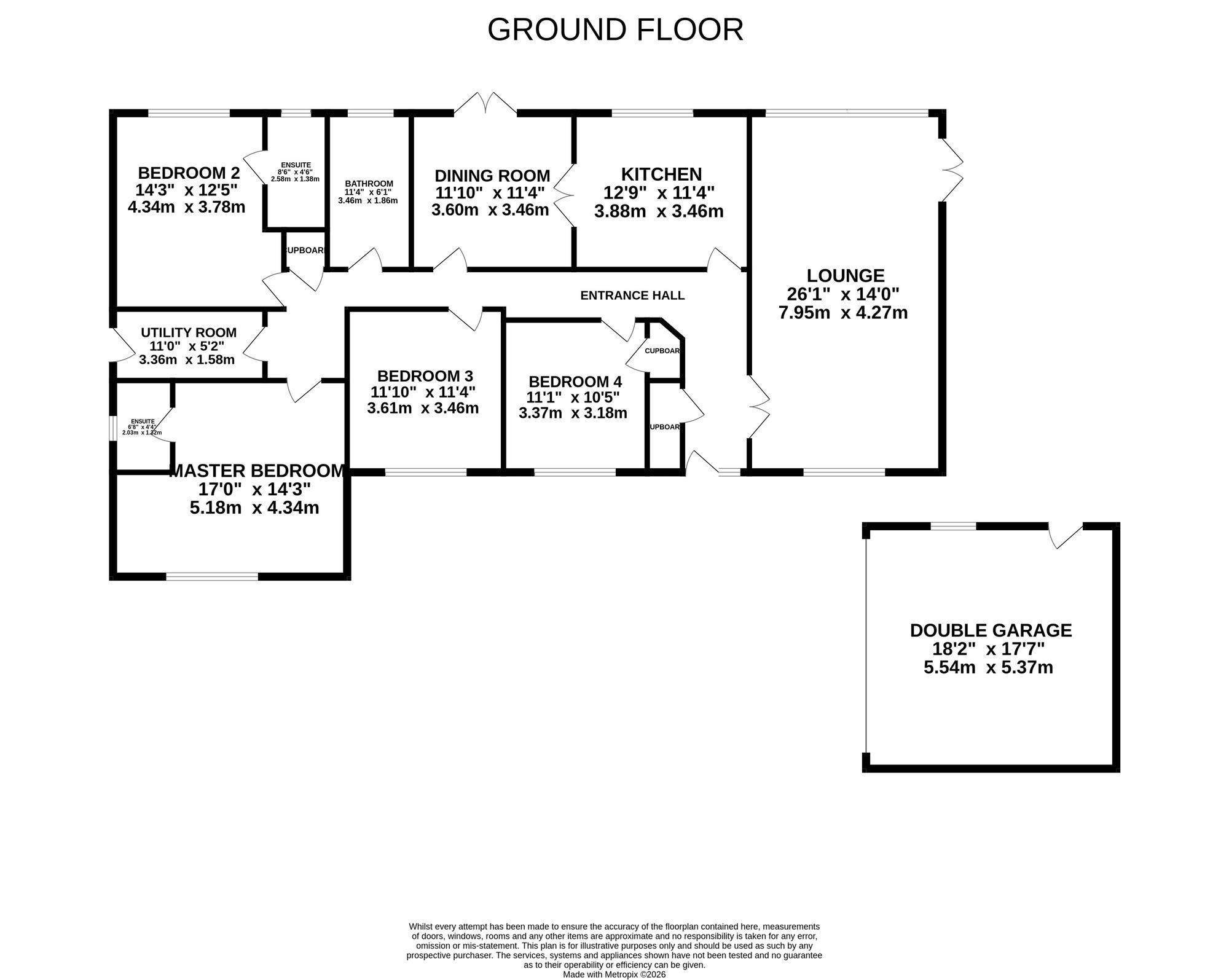 3a Newcastle Road, Market Drayton floorplan