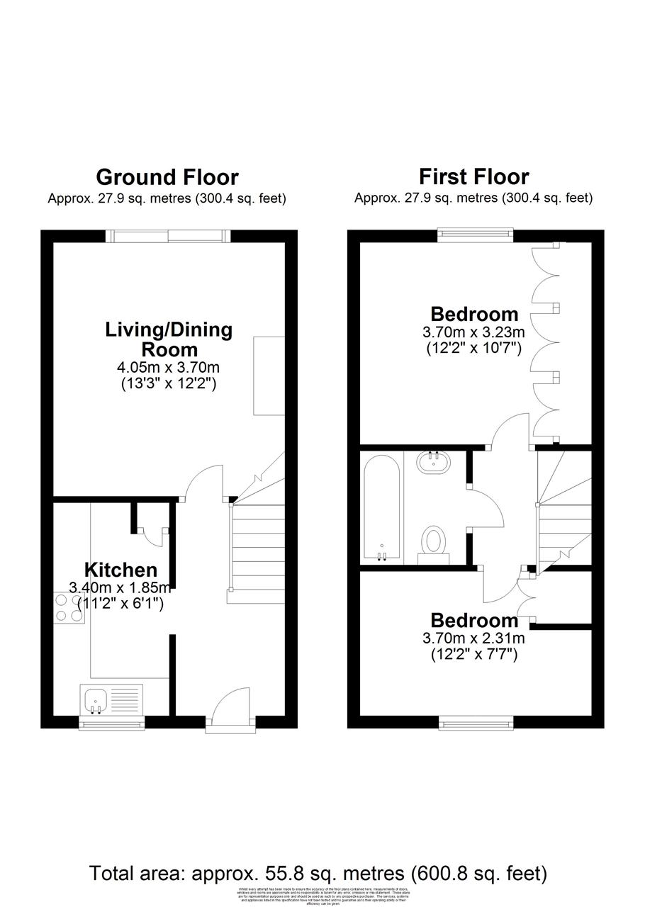 2 Bedrooms Terraced house for sale in Fawns Manor Close, Feltham TW14