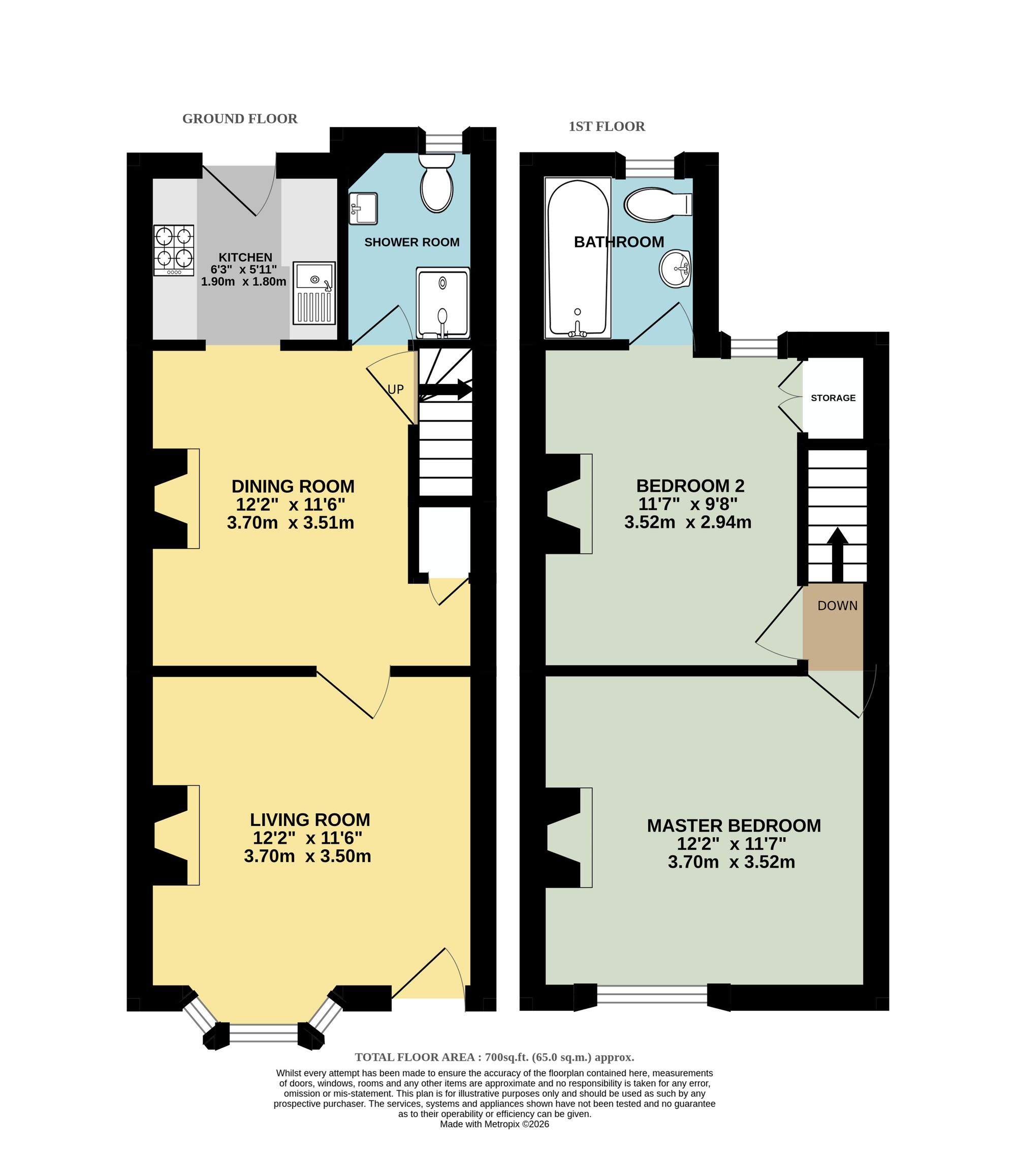 2 Southlands Cottages High Street, Maidenhead floorplan