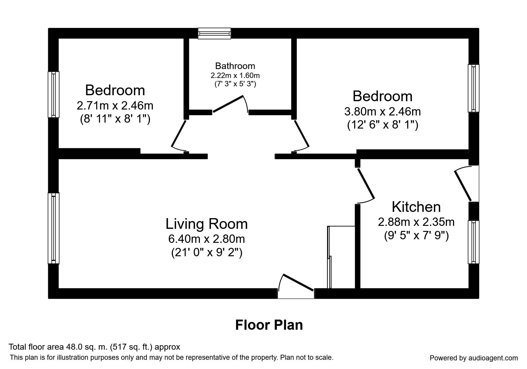 2 Bedrooms Bungalow to rent in Snetterton Close, Cudworth, Barnsley S72