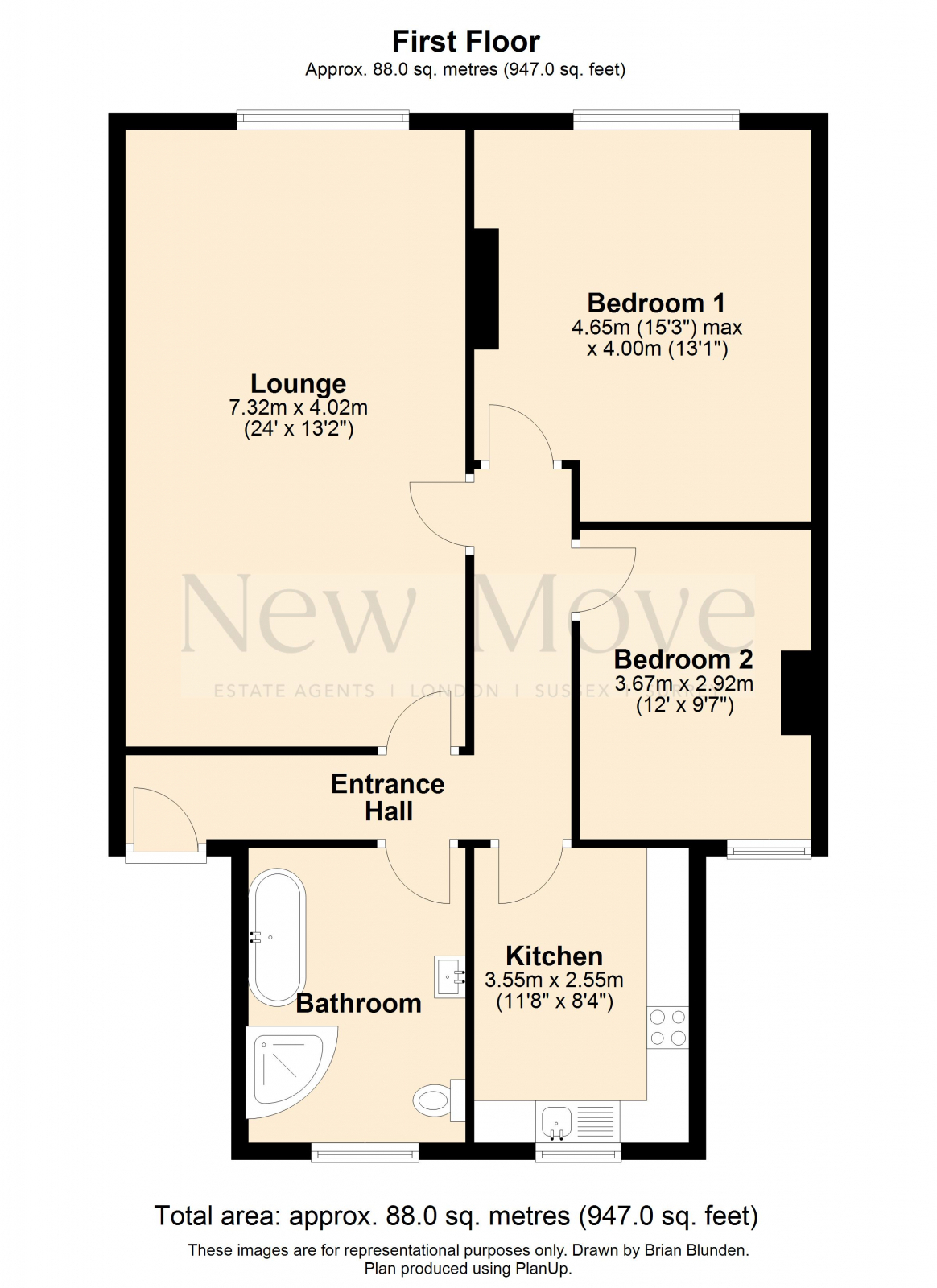 243a Three Bridges Road, Three Bridges, Crawley floorplan