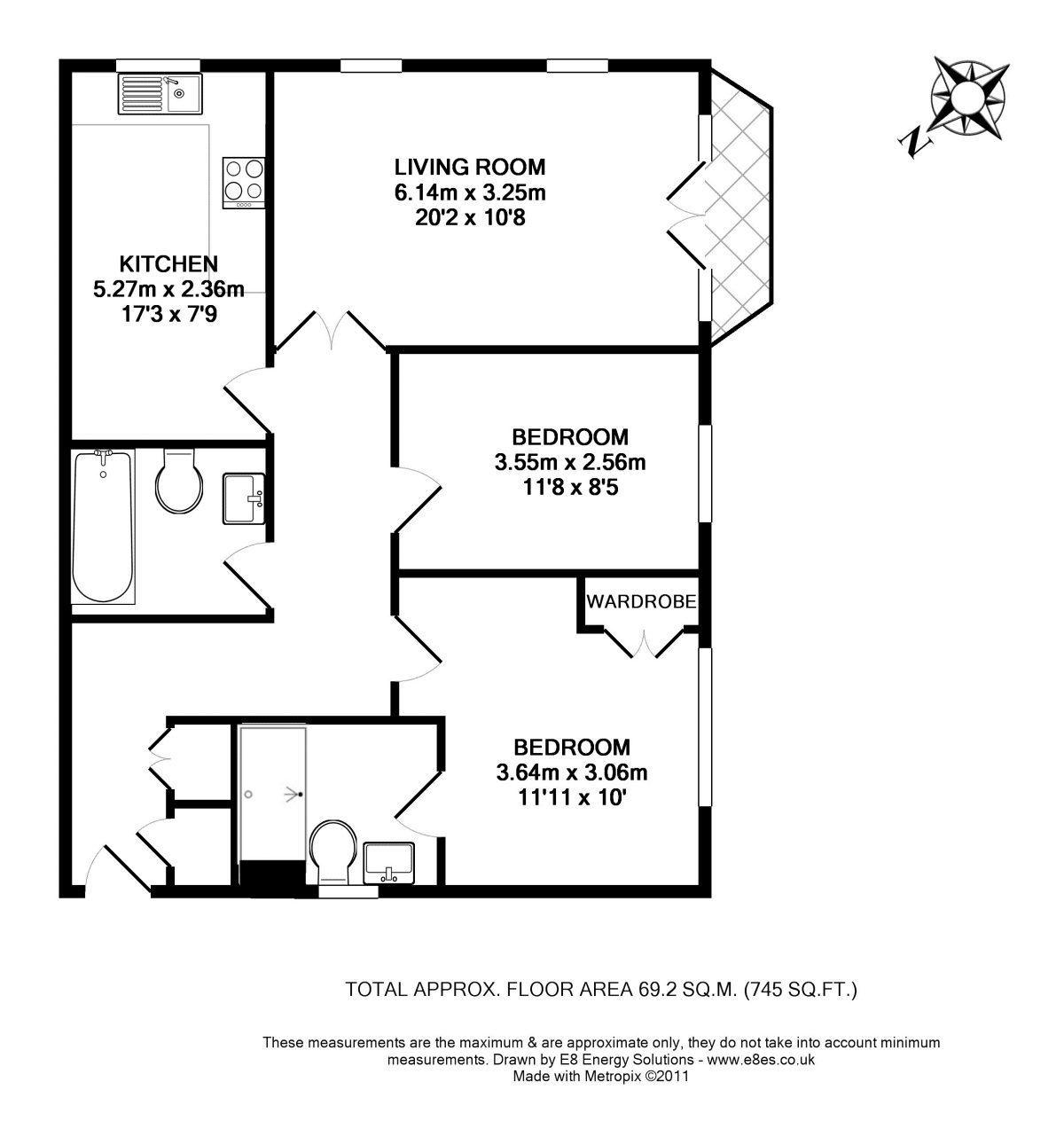 25 Bishop Kirk Place, Woodstock Road, Oxford floorplan