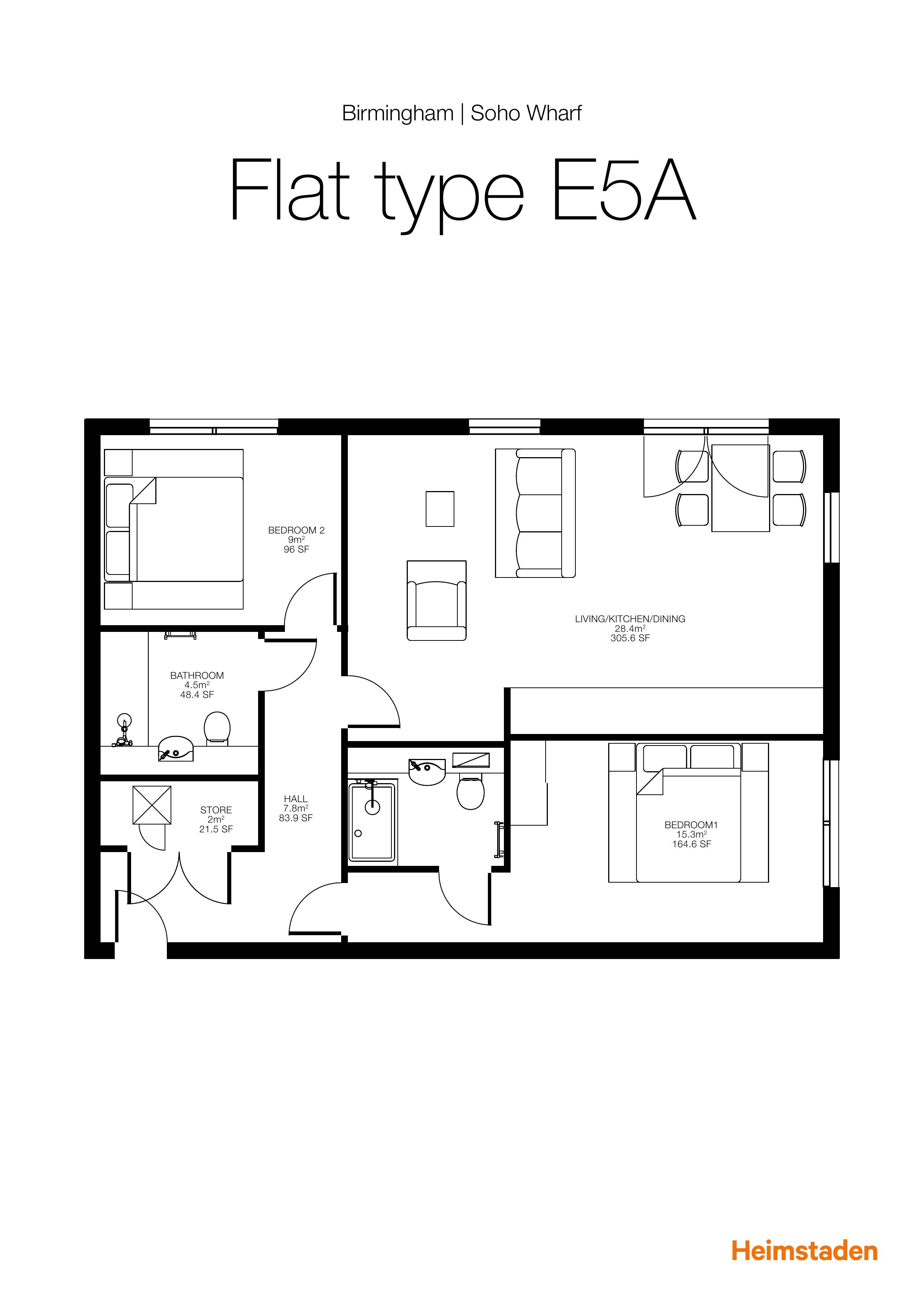 Hooper Street, Birmingham floorplan