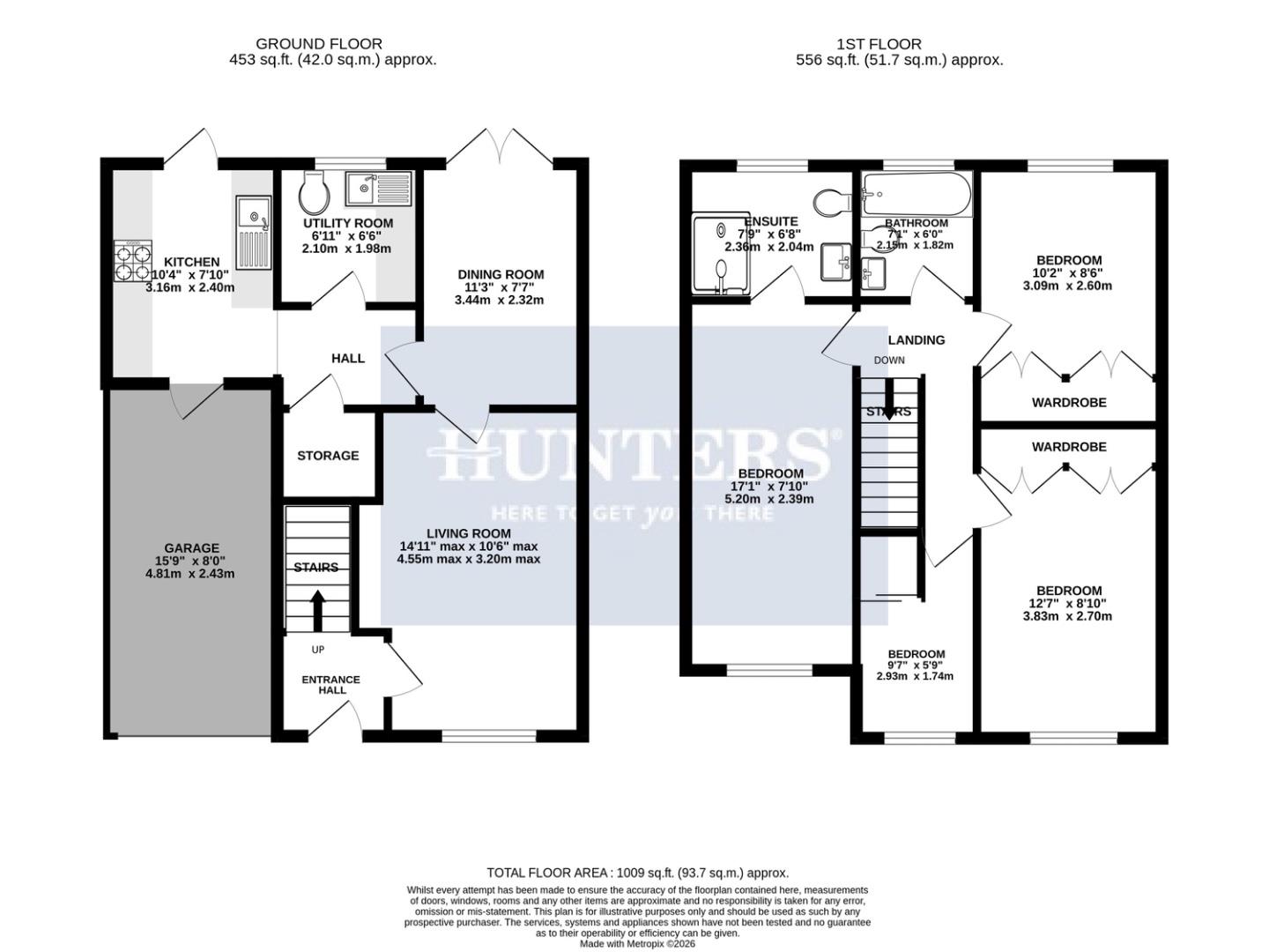 56, Oak Tree Lane, York floorplan