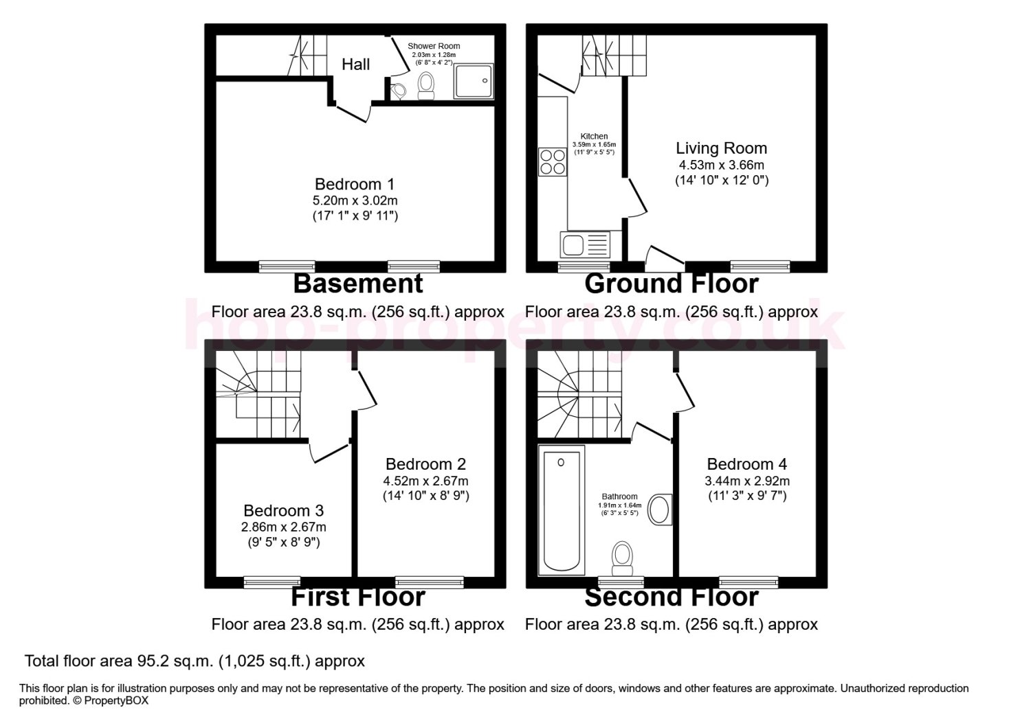 36, Martin Terrace, Leeds floorplan