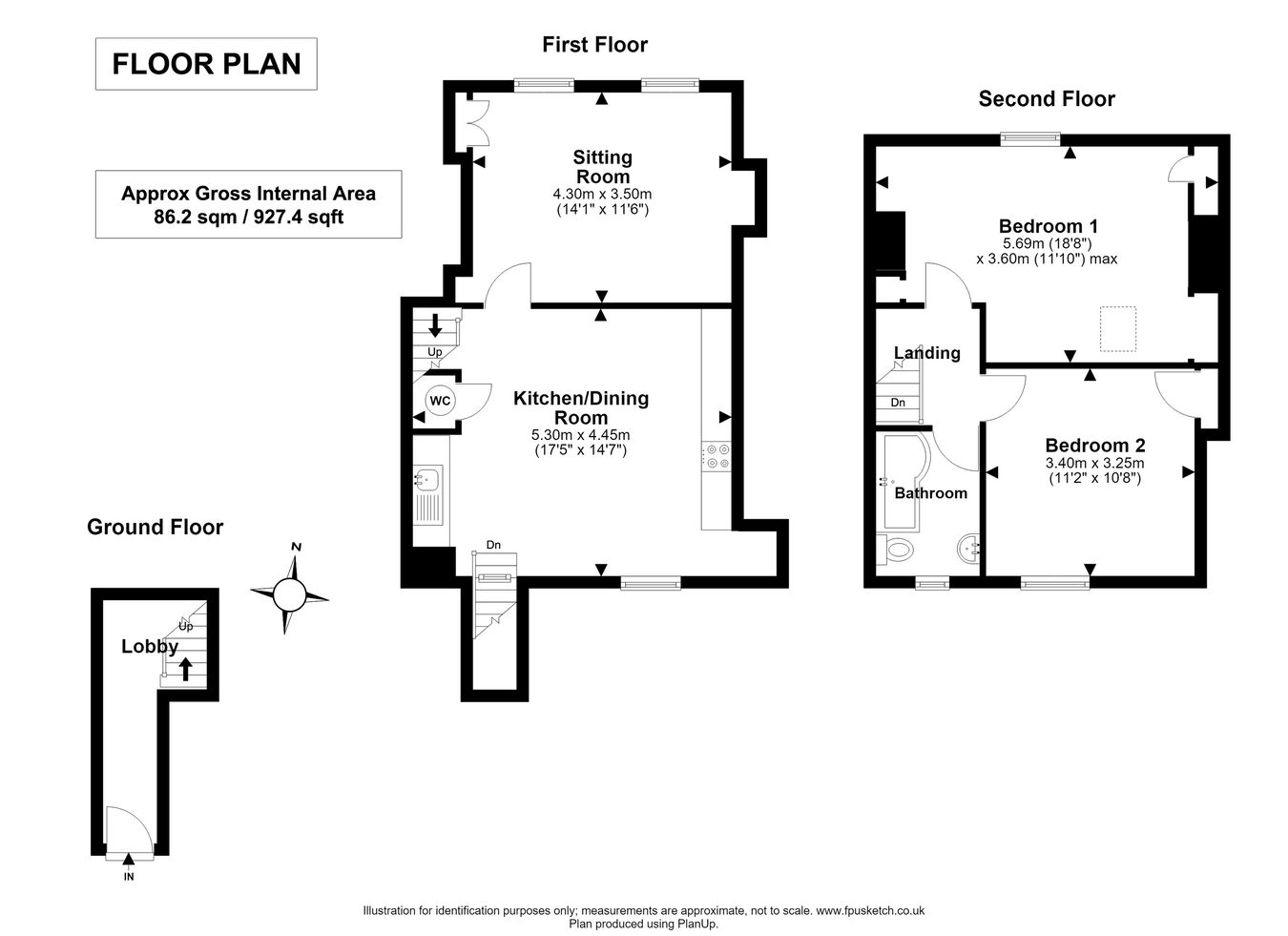 8b, High Street, Lymington floorplan