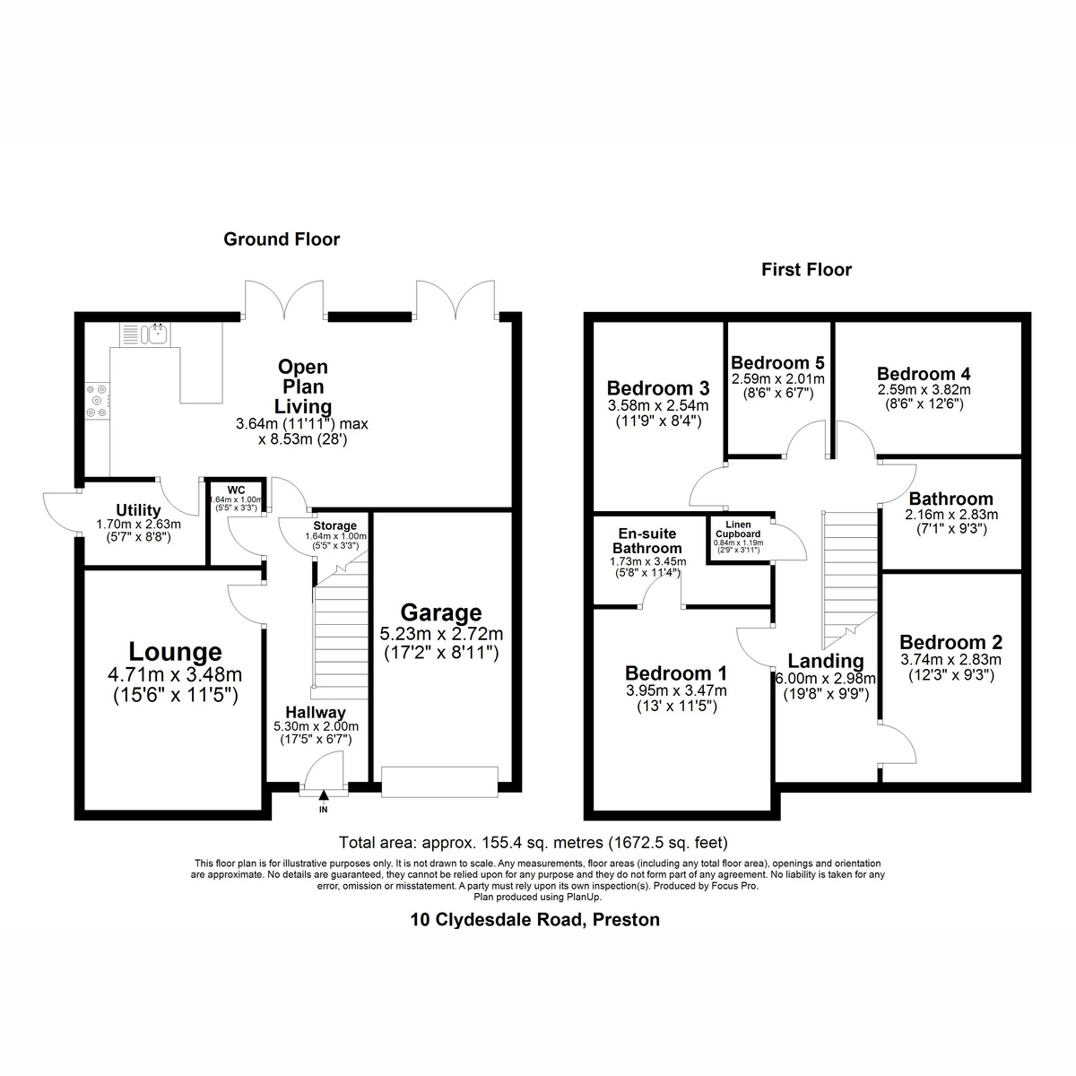 10, Clydesdale Road, Fulwood floorplan