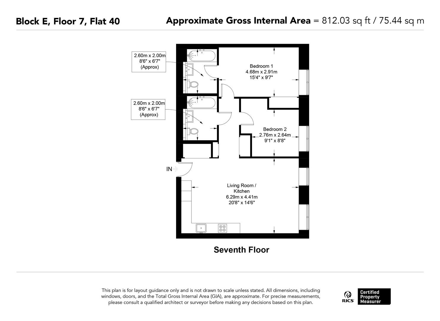 0040, Delamarre House, Parkview Avenue, London floorplan