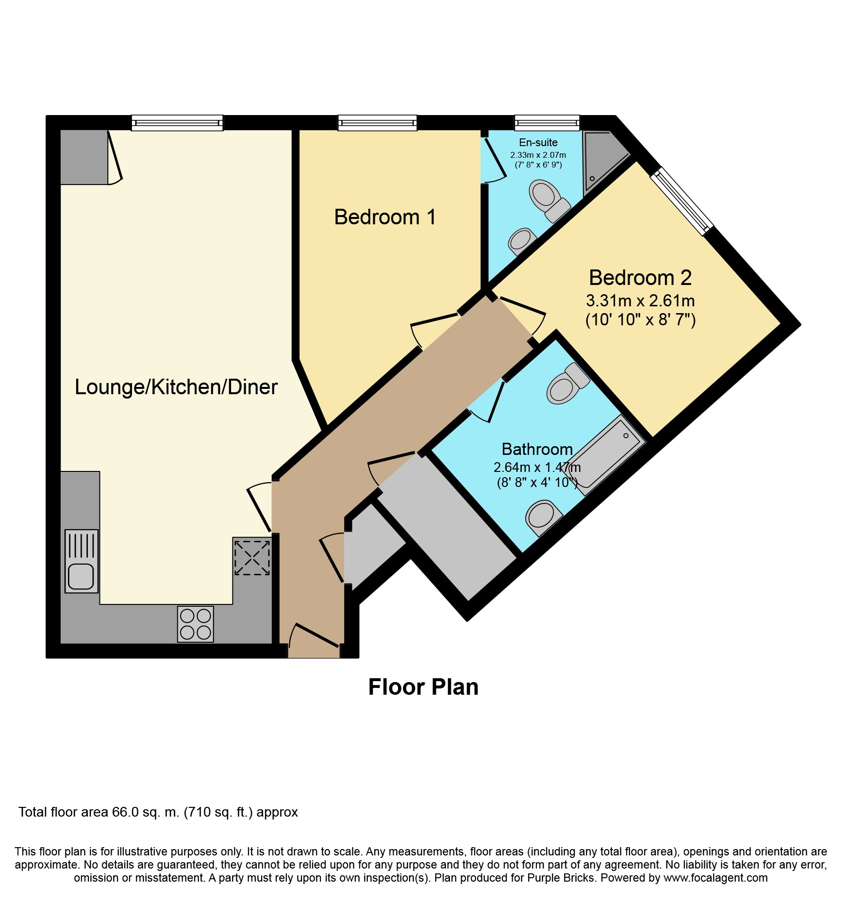 2 Bedrooms Flat for sale in Crouch Gardens, Buntingford SG9