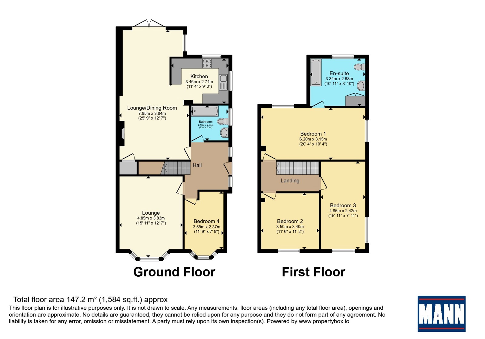 126, London Road, Kent floorplan