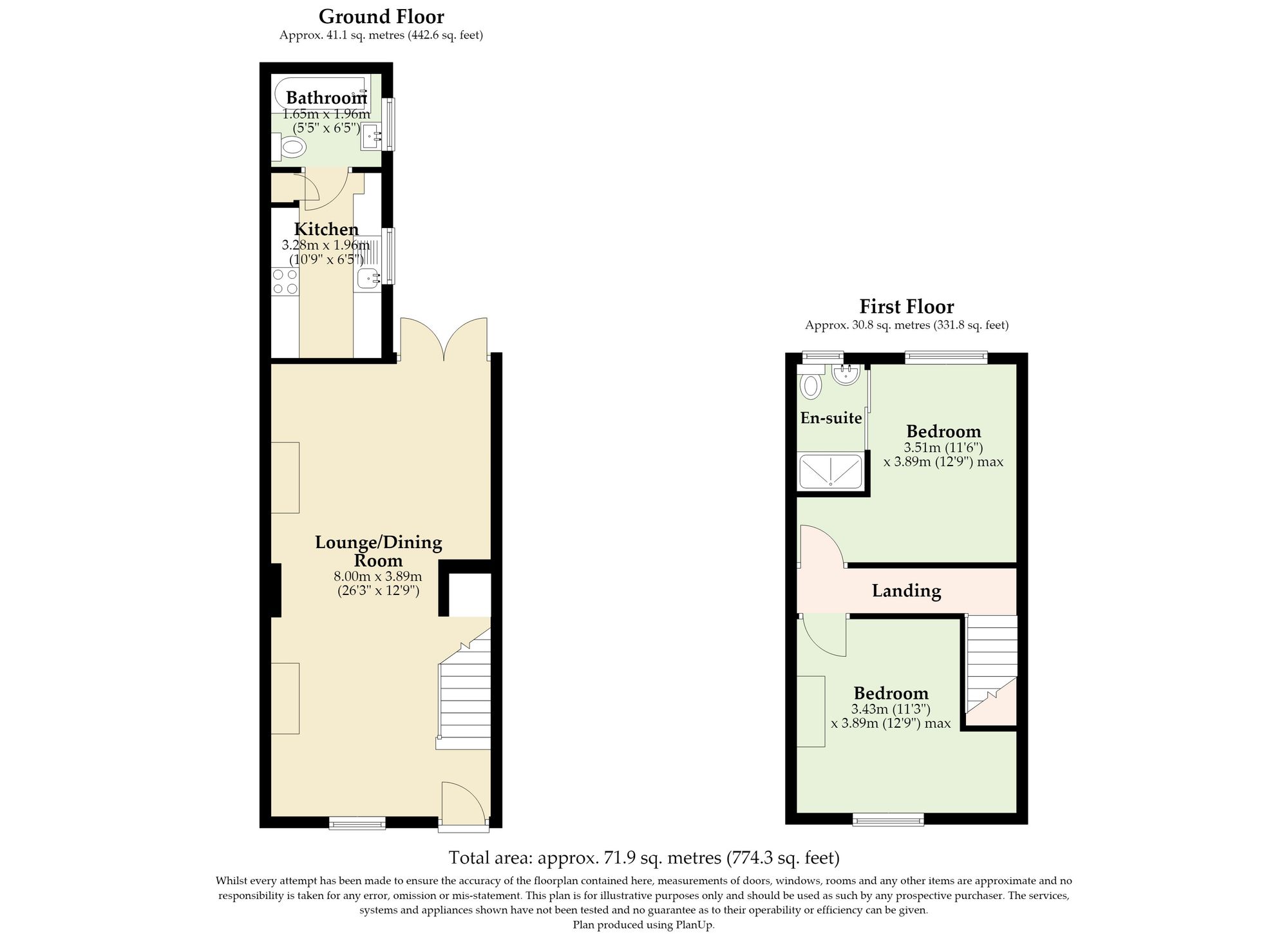 154 Bridge Road, Lowestoft floorplan
