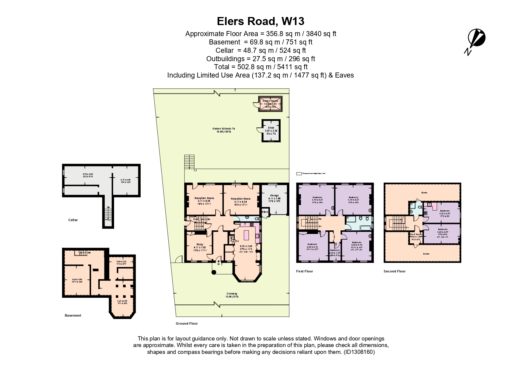 102, Elers Road, London floorplan