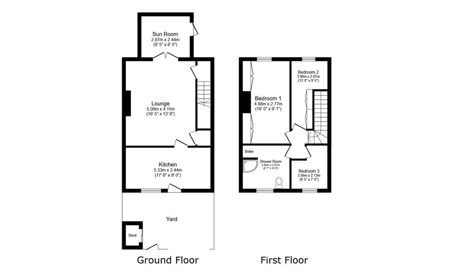 23, Chester Square, Morpeth floorplan