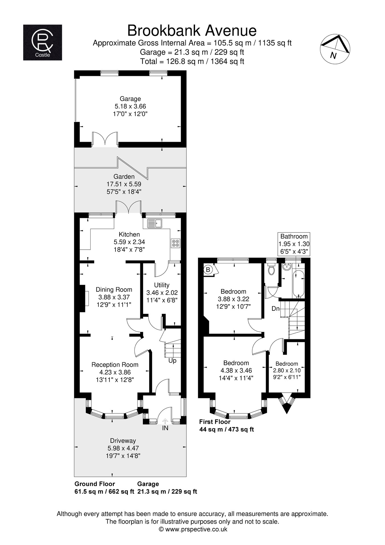 70, Brookbank Avenue, London floorplan