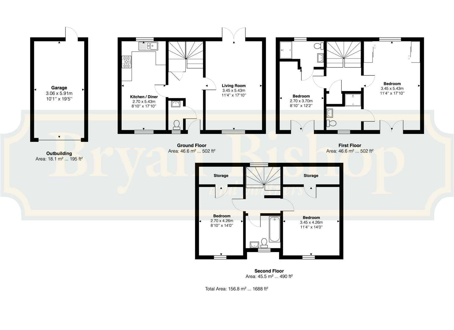 7, Appletree Way, Welwyn Garden City floorplan