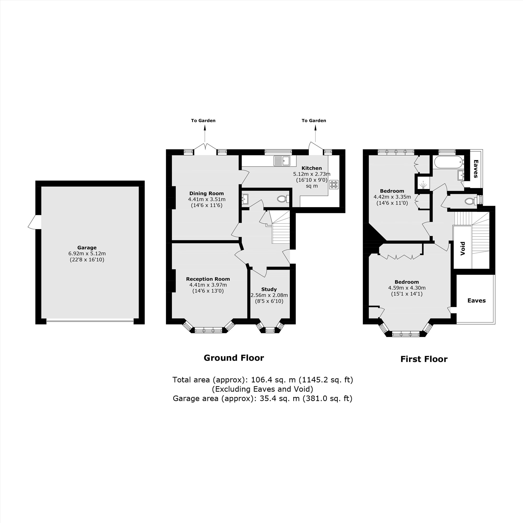 5, Canford Gardens, New Malden floorplan