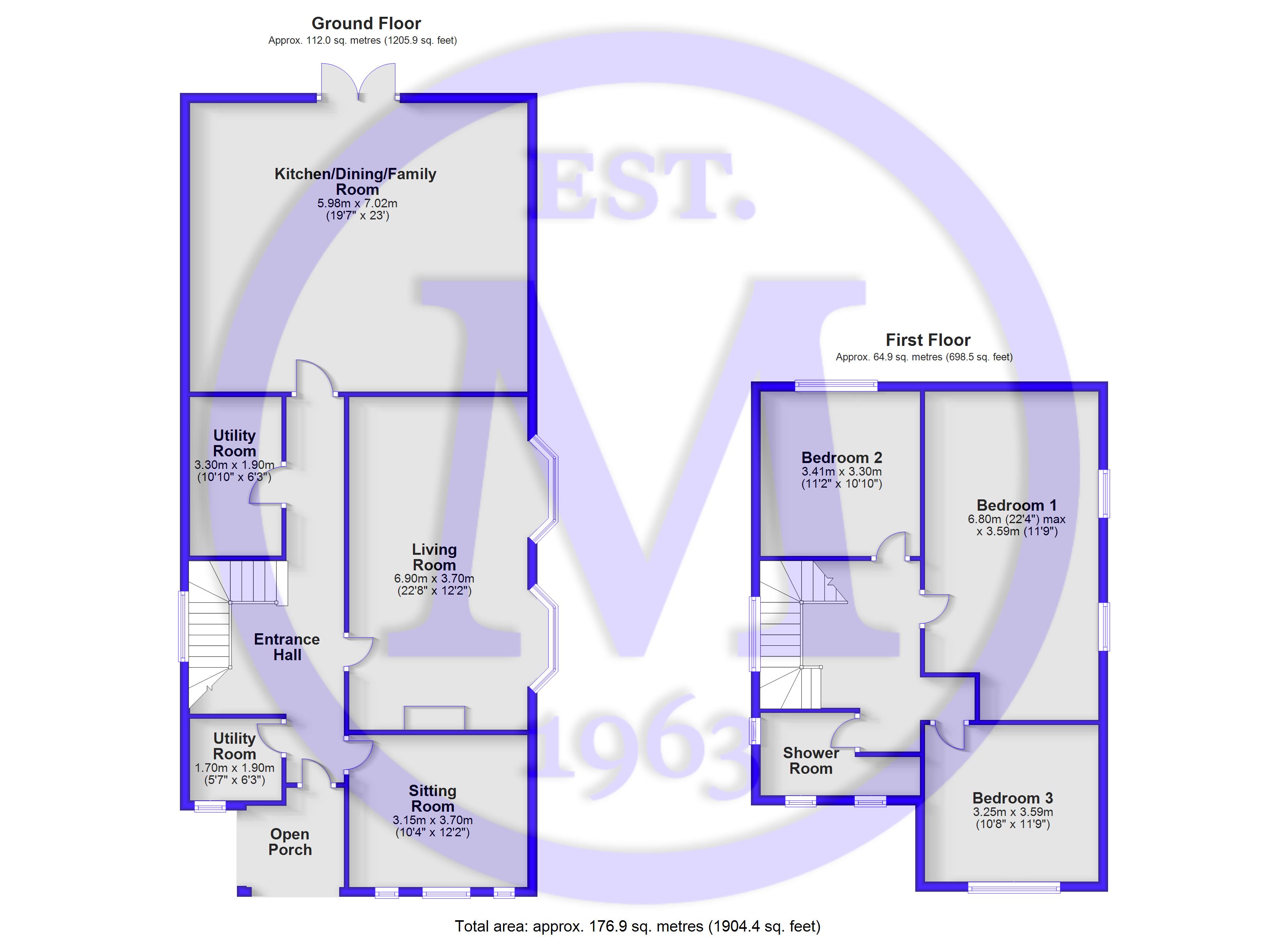 17, Dilly Lane, New Milton floorplan