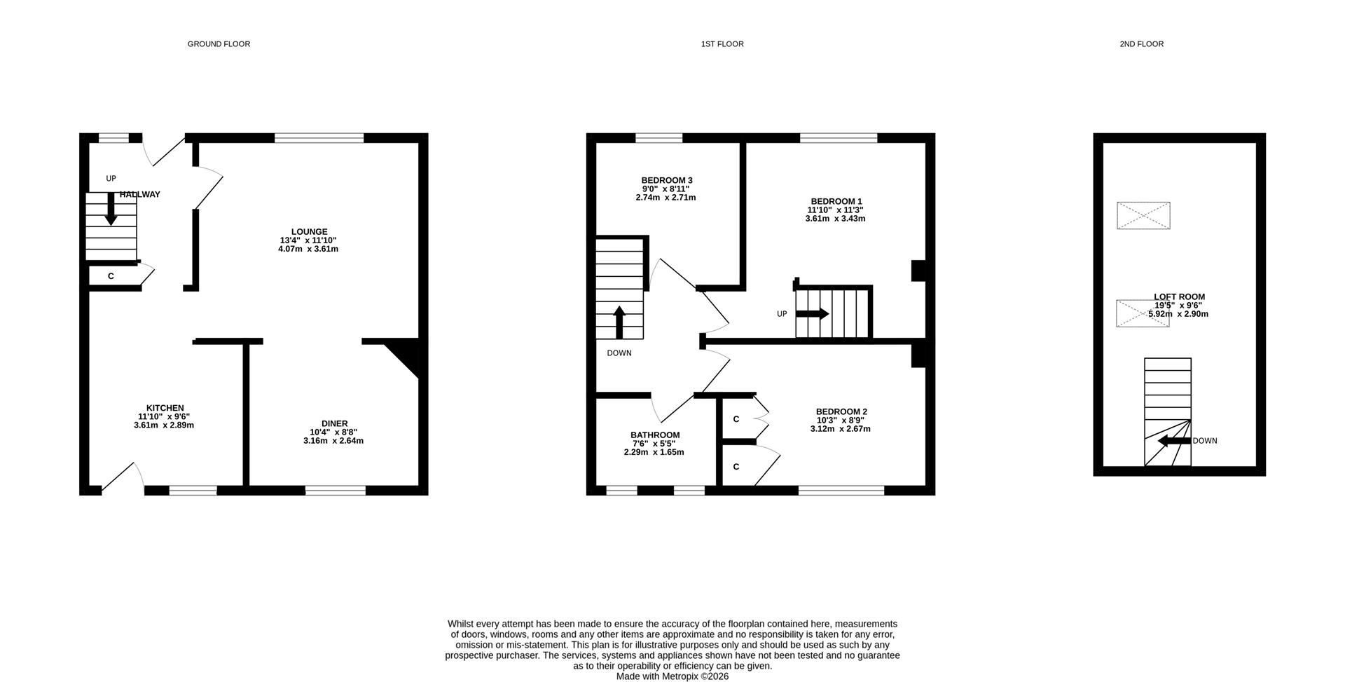 12, Ramsden Place, Cottingham floorplan