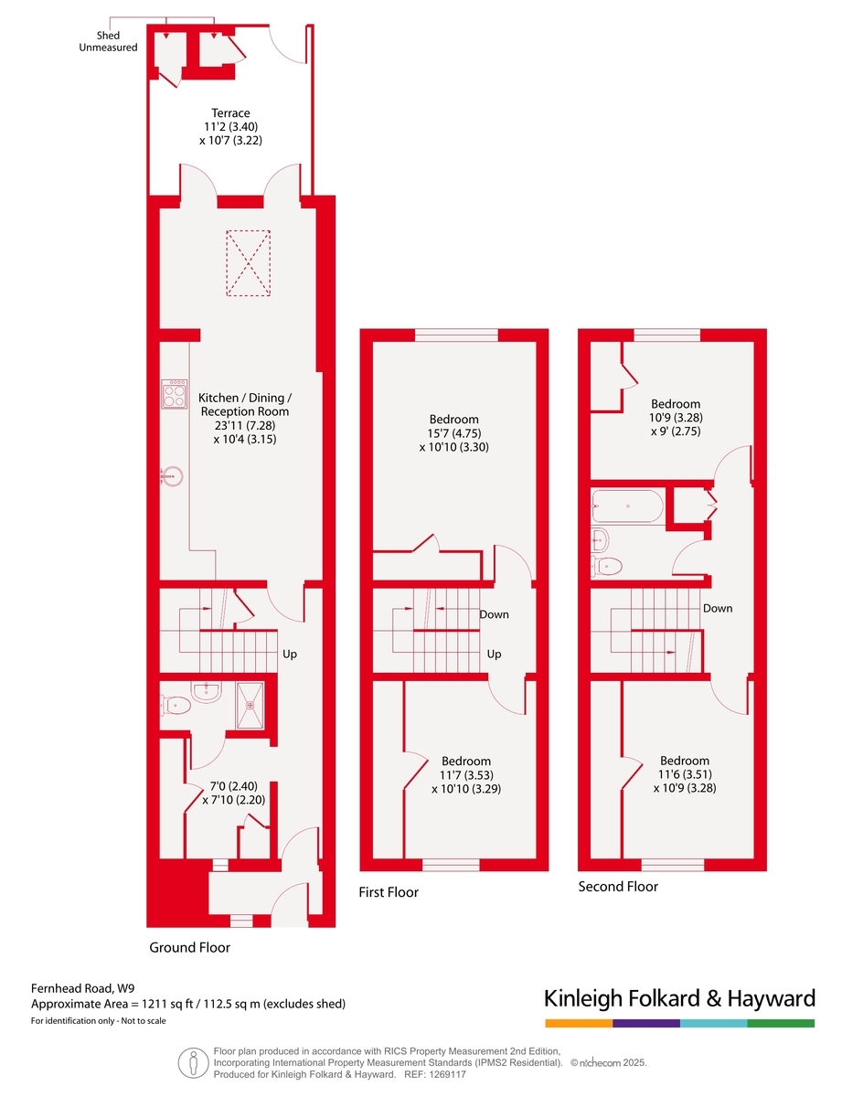 50, Fernhead Road, London floorplan
