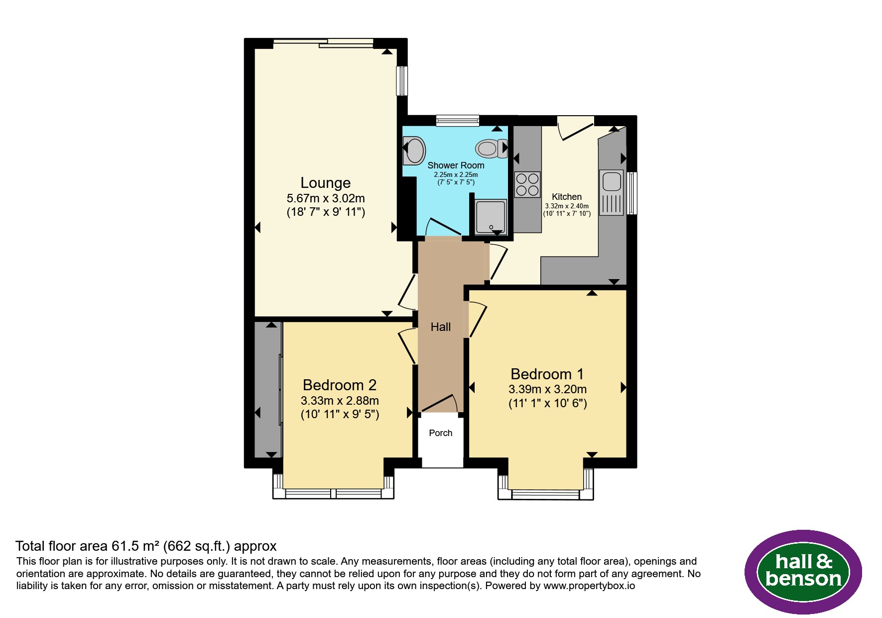 96, Hobsic Close, Nottingham floorplan