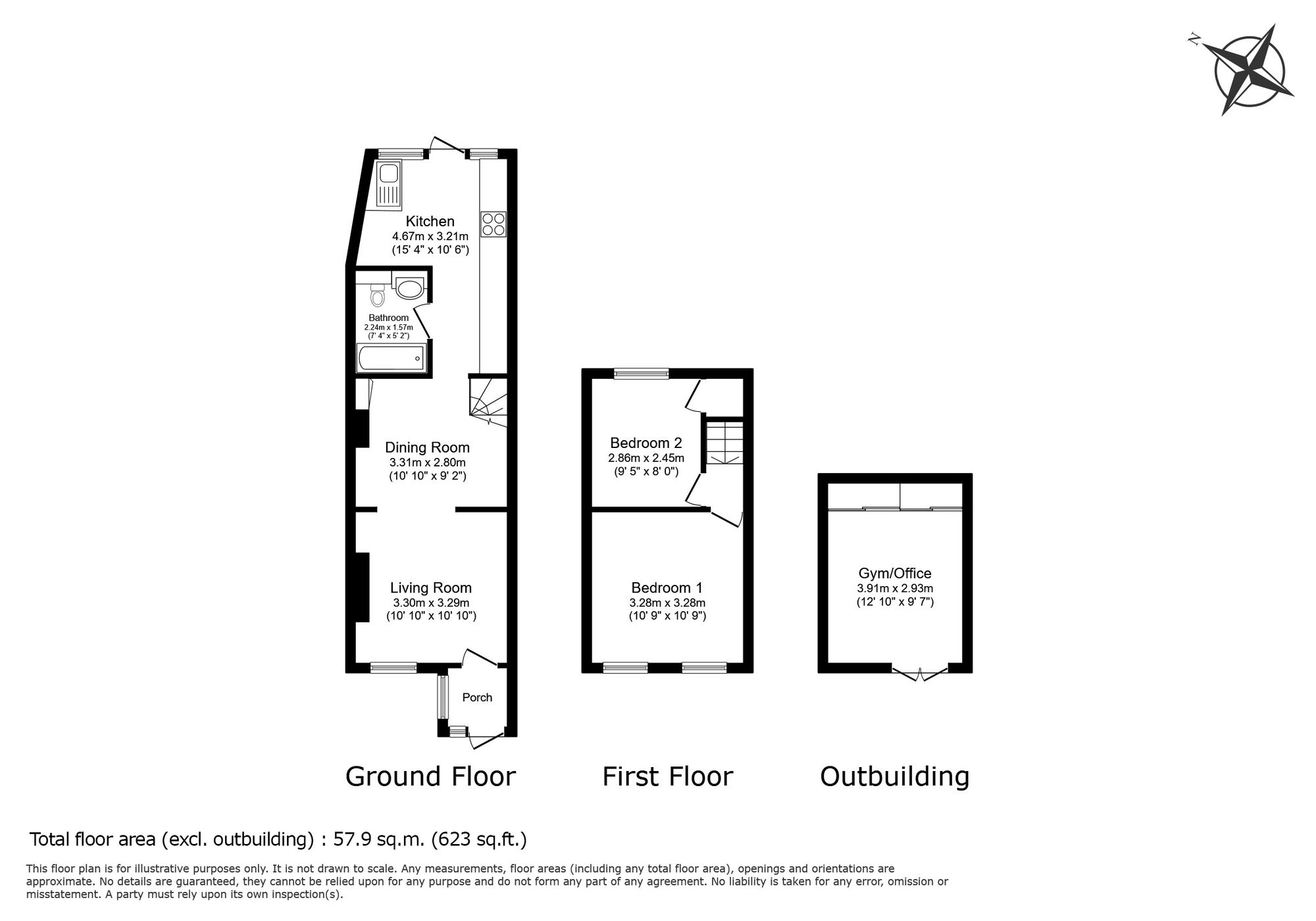 15 Alfred Road, London floorplan