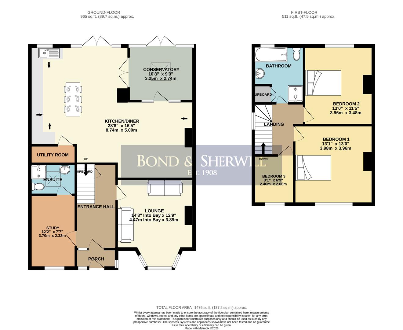 51, Windermere Road, Coulsdon floorplan