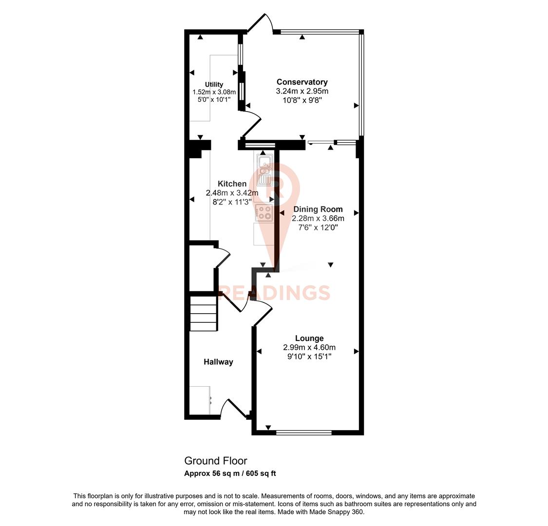 69, Knightsbridge Road, Leicester floorplan