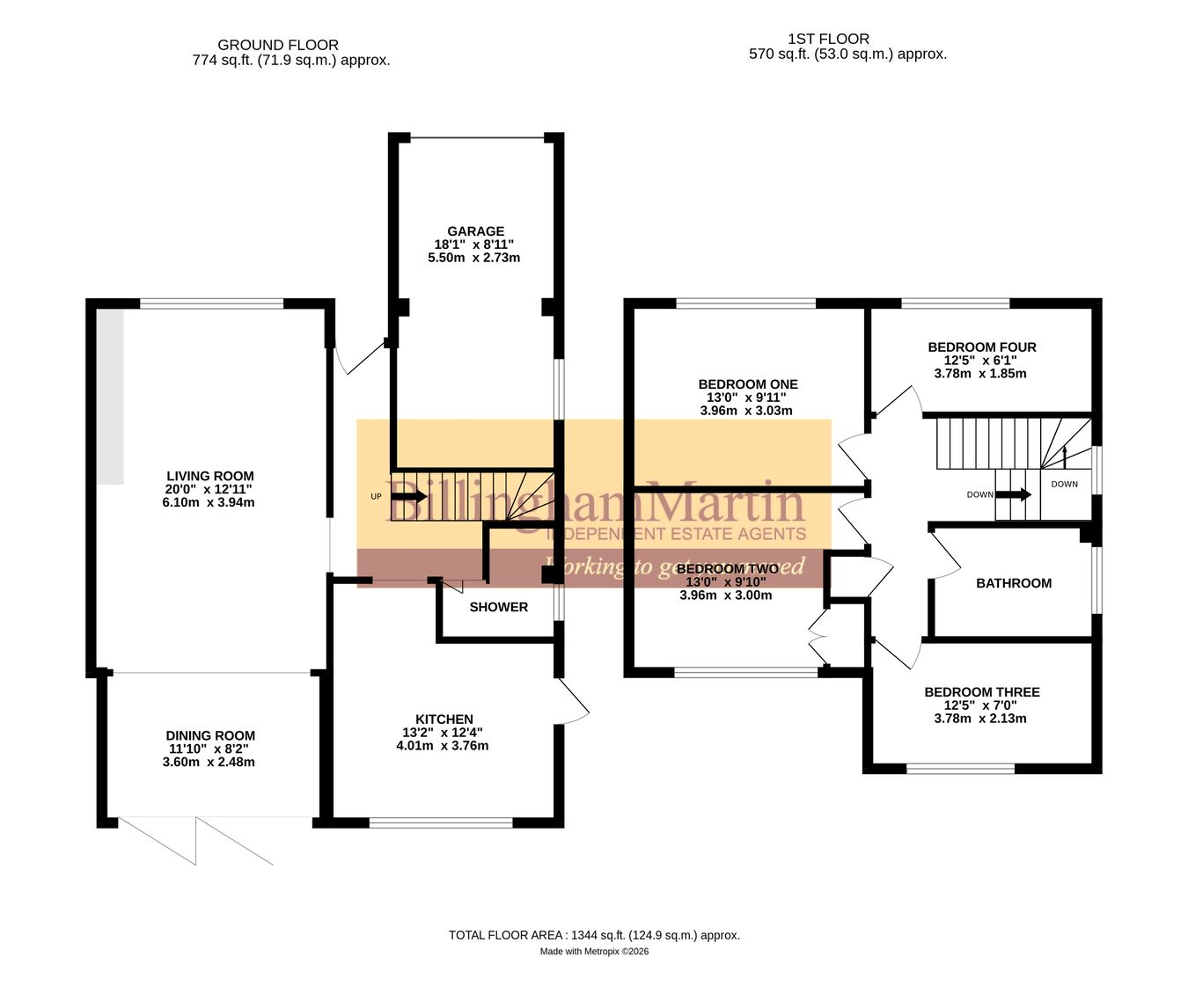 2, Lakeside Gardens, Farnborough floorplan