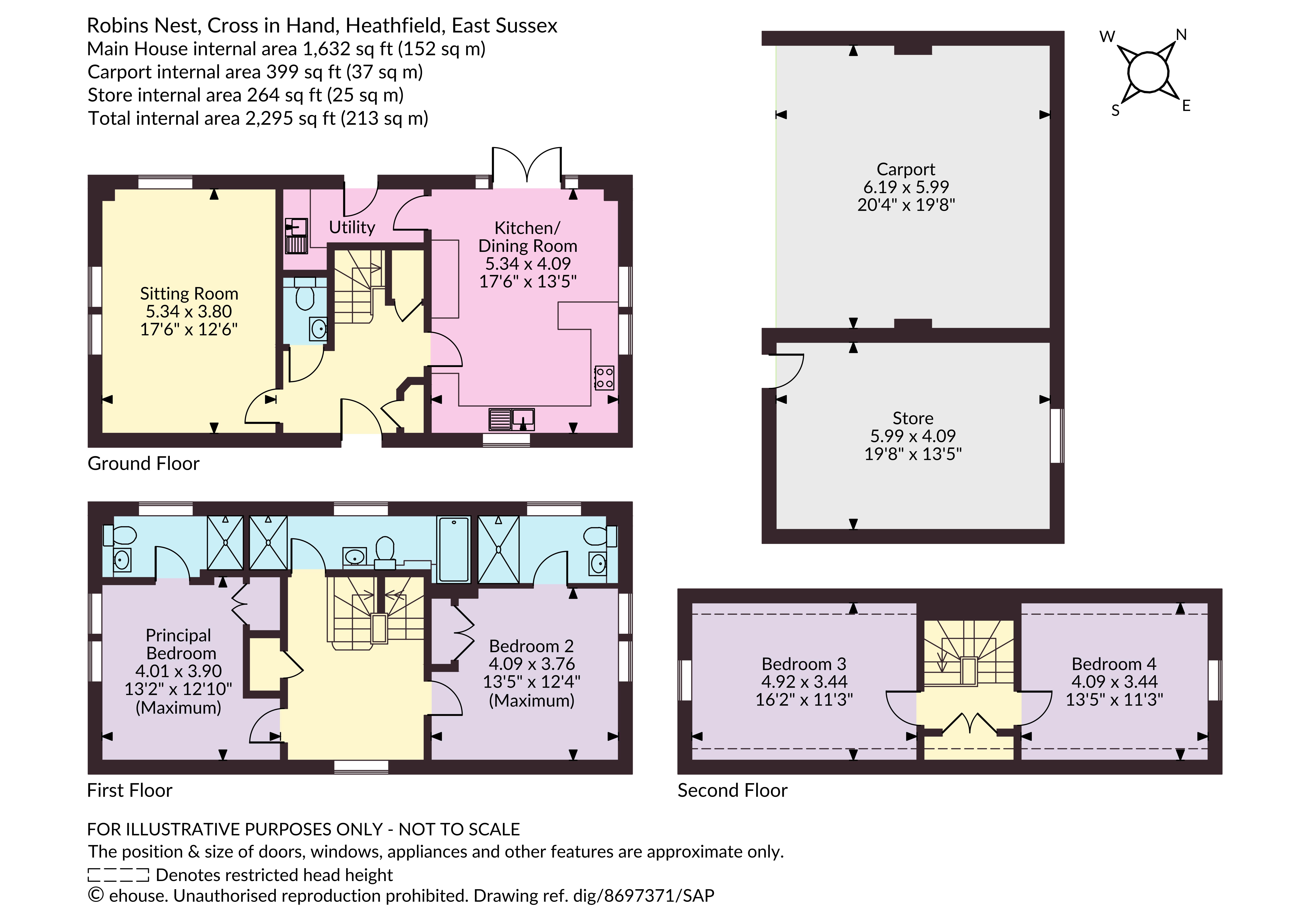 Robins Nest,, Cross in Hand, East Sussex floorplan