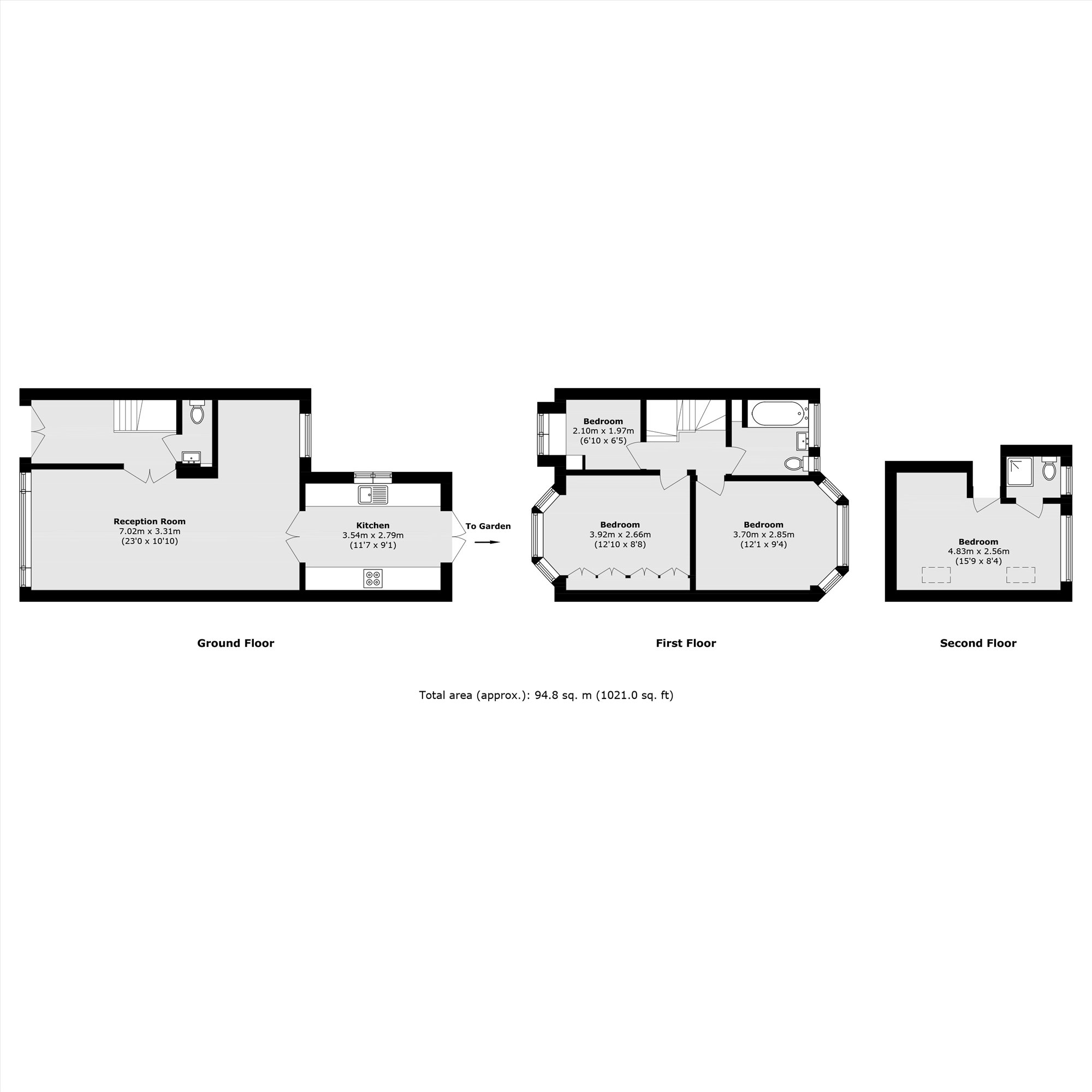 42, Elmgrove Road, Harrow floorplan