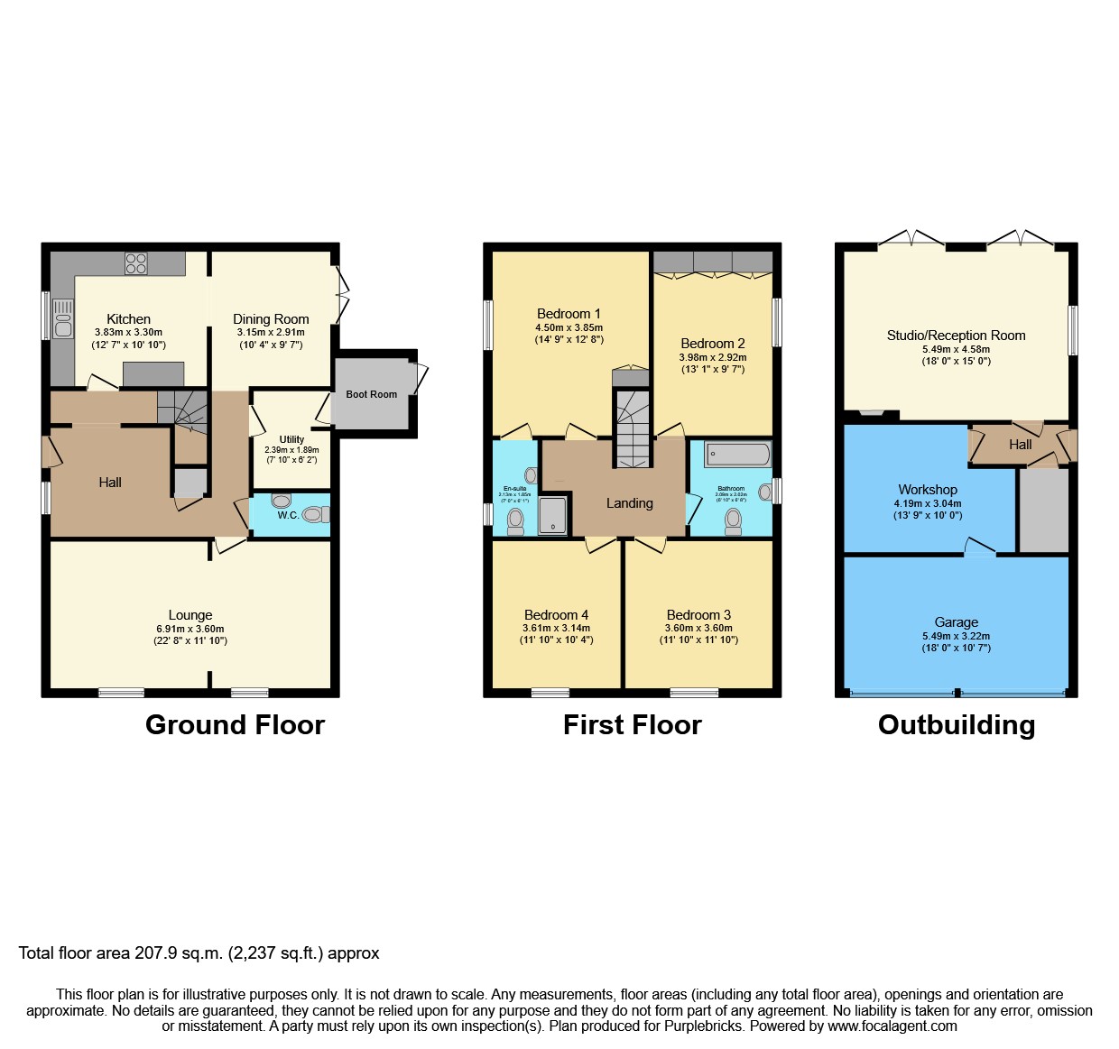 Highthorpe Cottage, 1, High Thorpe, Southrey, Lincoln floorplan