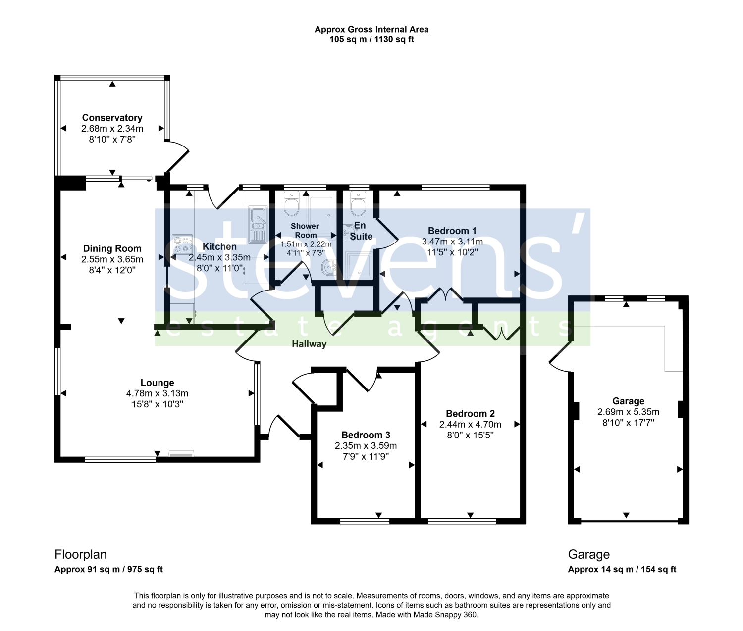 12, Abbey Rise, Okehampton floorplan
