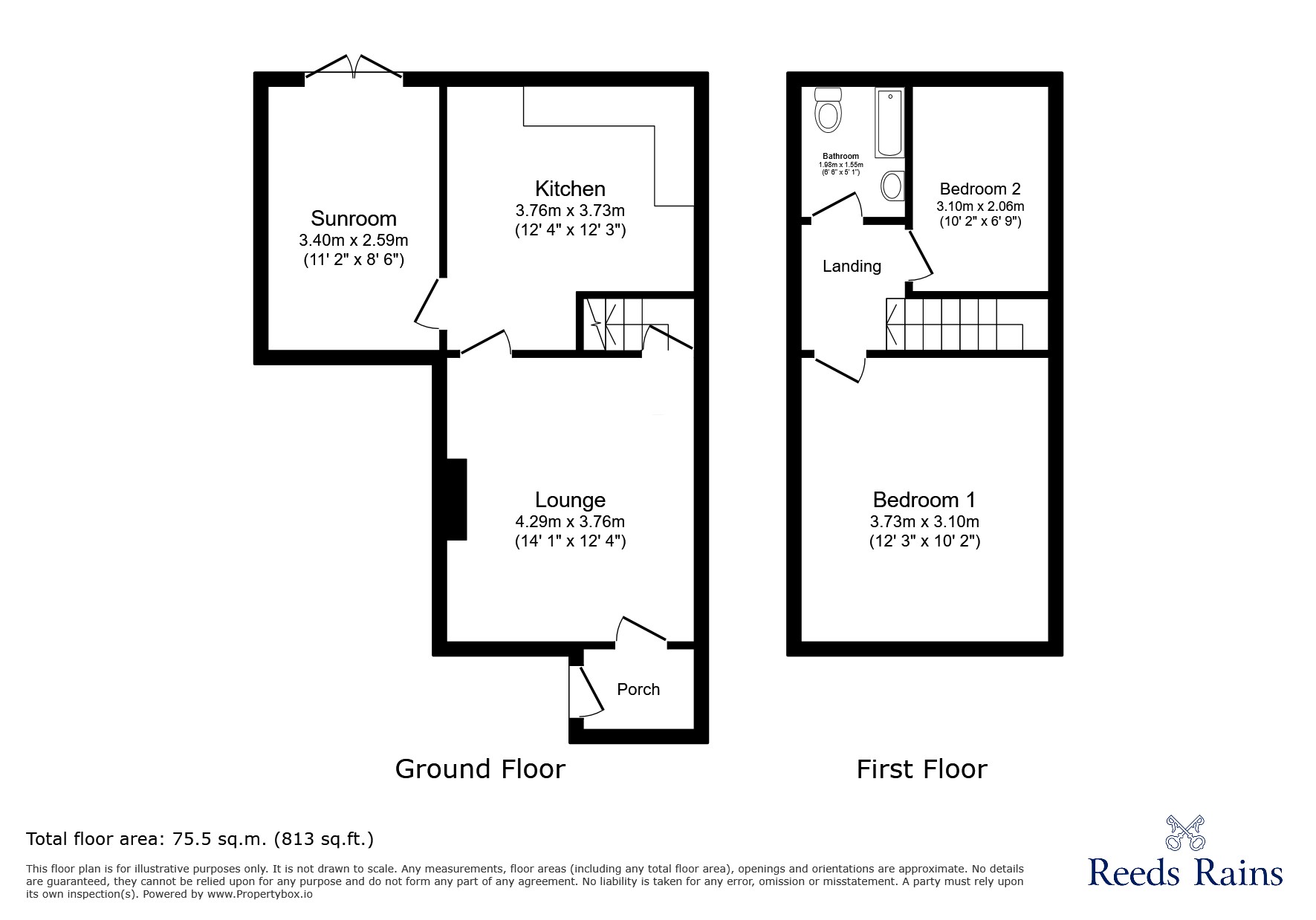 Kingfisher Grove, Staffordshire floorplan