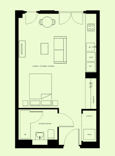 A31, Pearl Yard, 1, Biscuit Walk, London, London floorplan