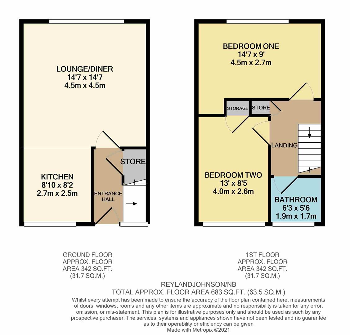 95, Northbrooks, Harlow floorplan