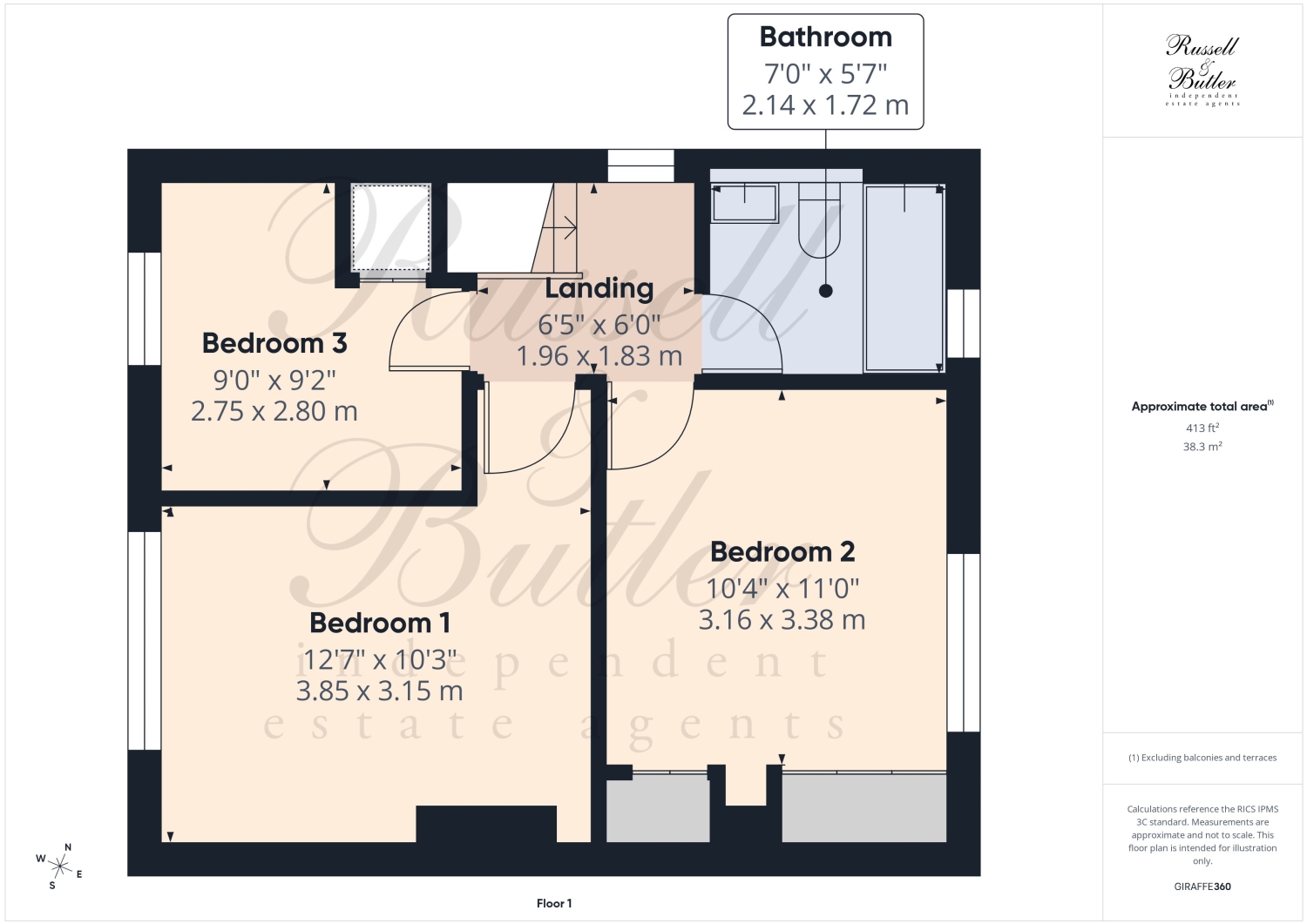 43, The Rise, Buckingham floorplan