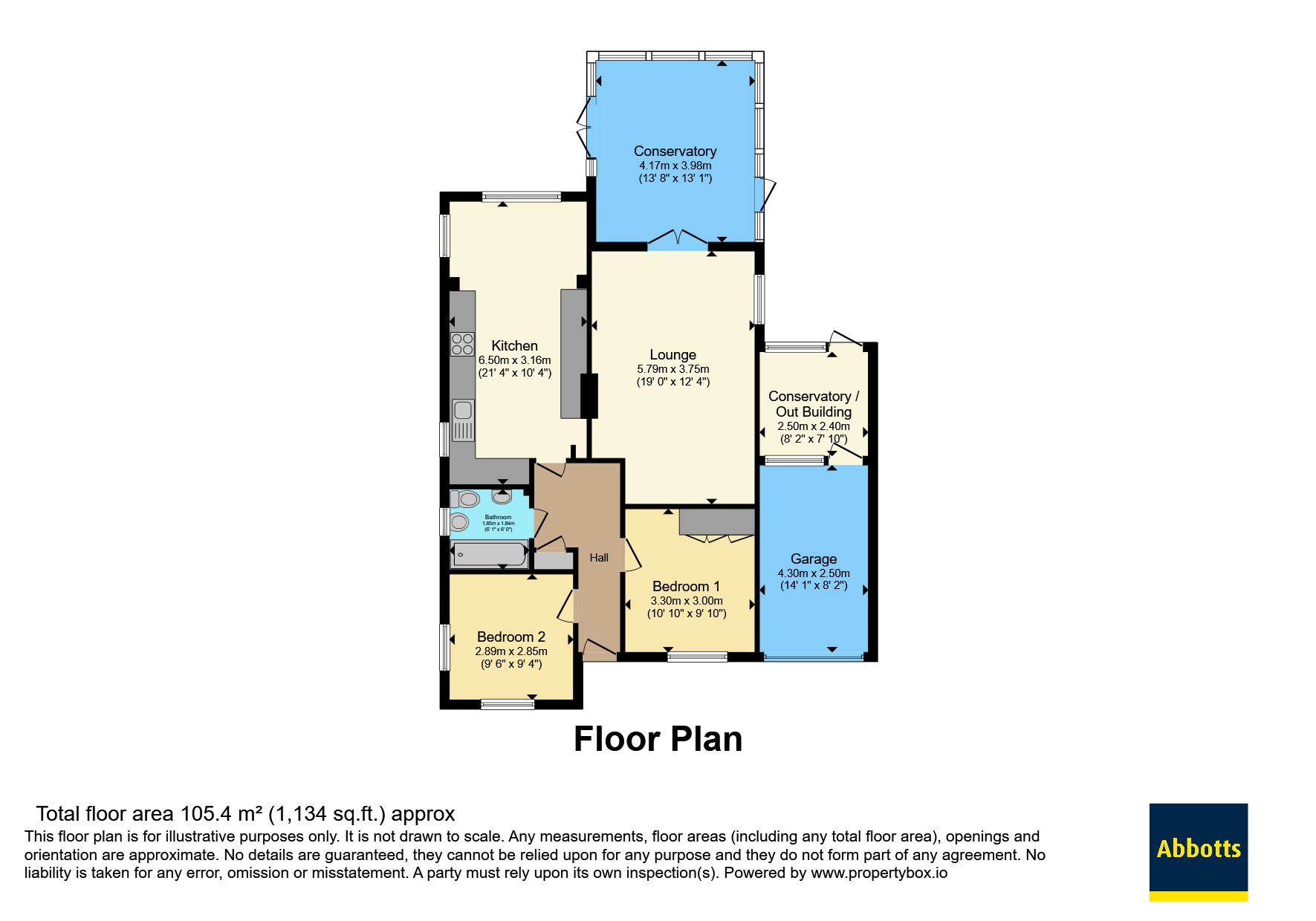 7, Scott Road, Bury St. Edmunds floorplan