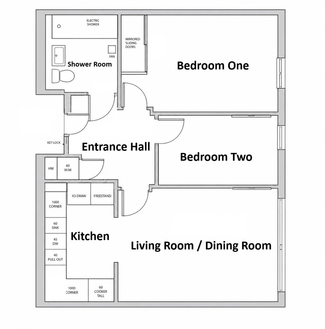 46 Champions Court, Henlow Drive, Dursley floorplan