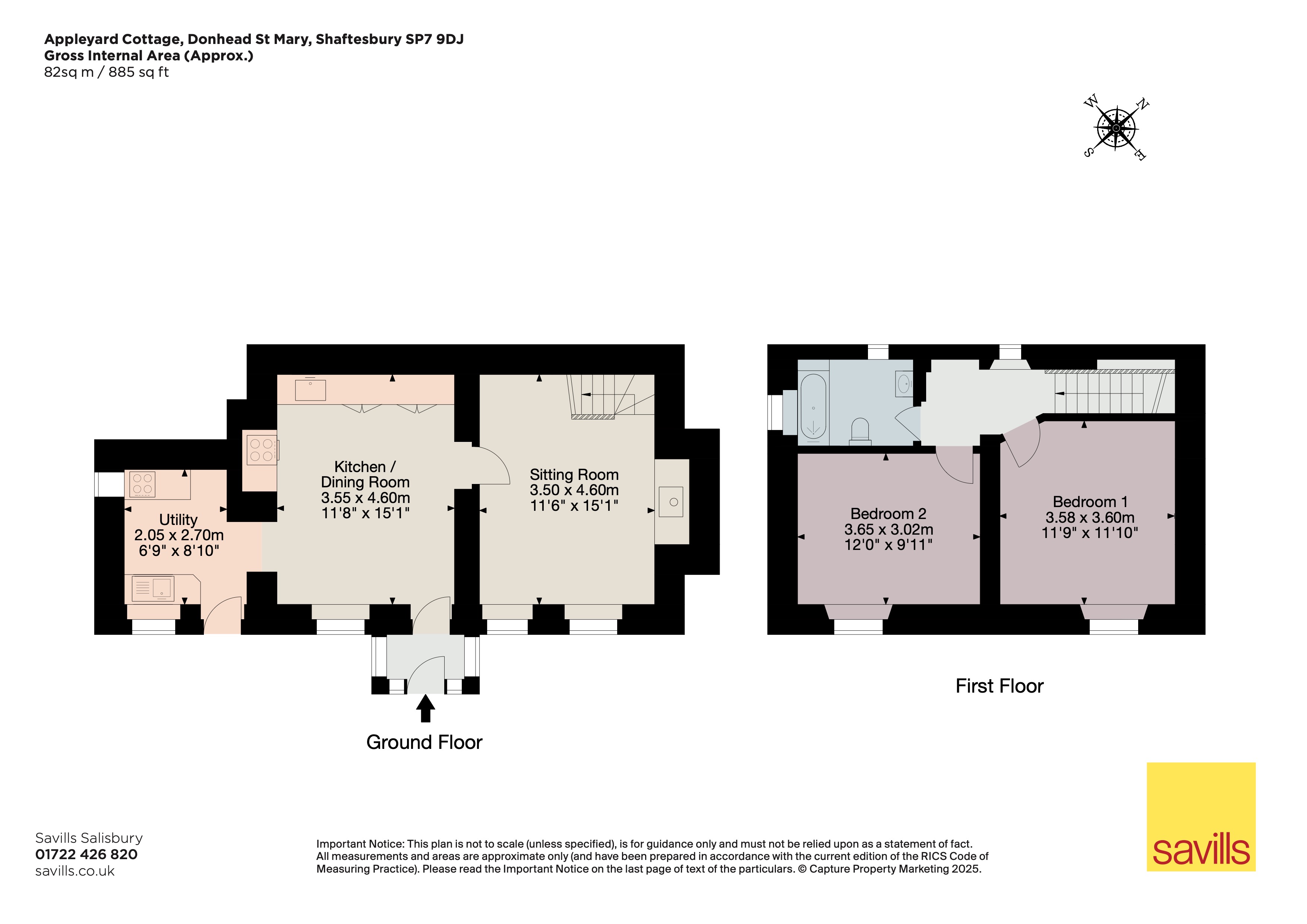 Appleyard Cottage,, Donhead St. Mary, Wiltshire floorplan