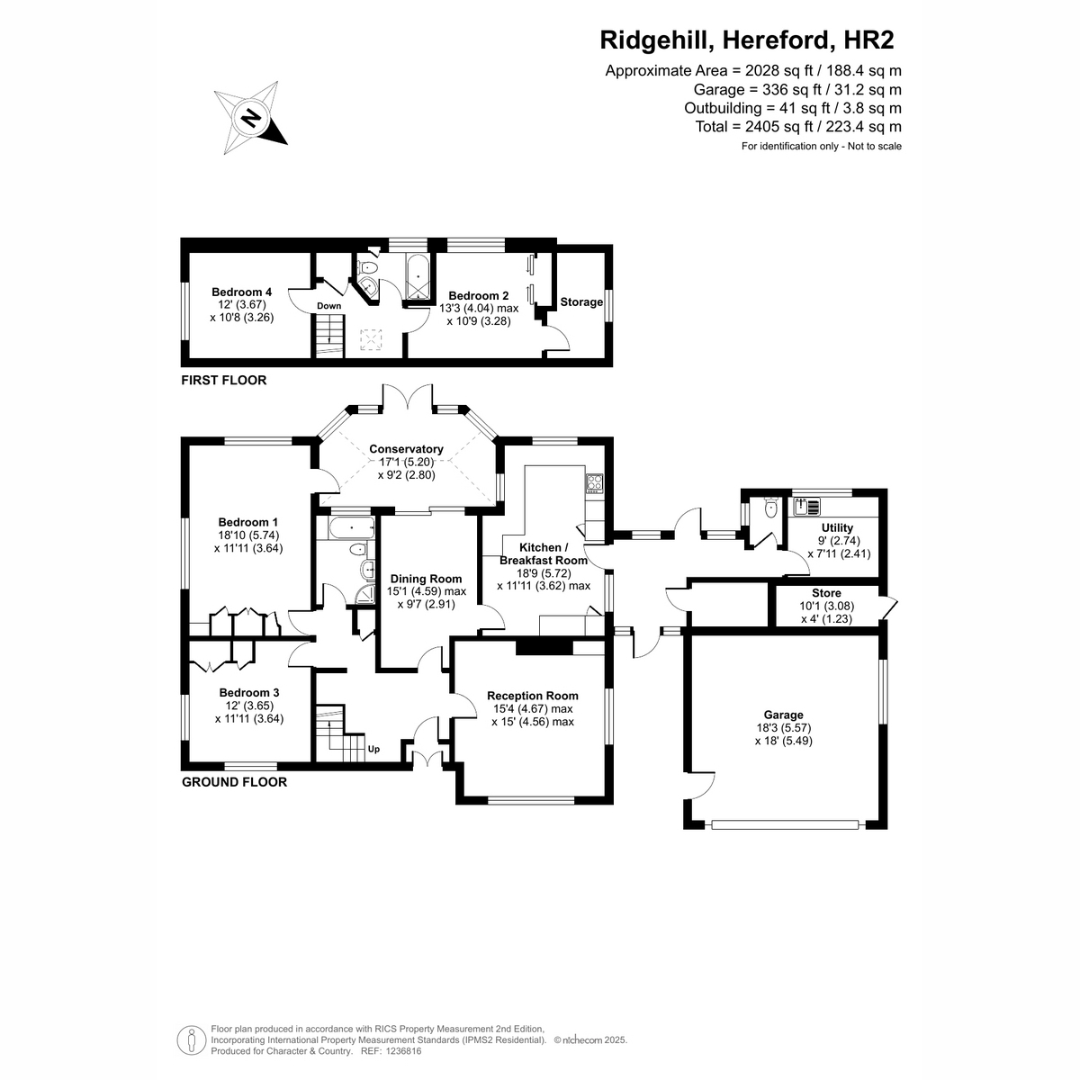 Lightwoods, Ridgehill, Hereford floorplan