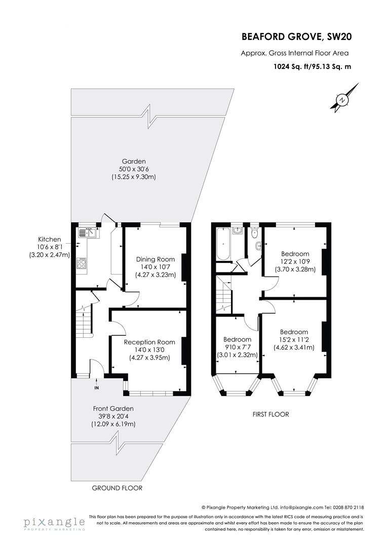9, Beaford Grove, London floorplan