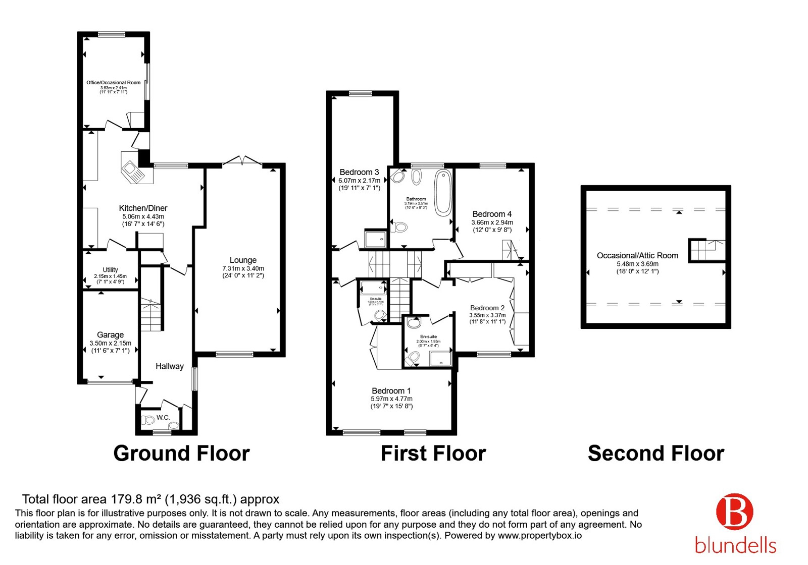 9, St. James Walk, South Yorkshire floorplan