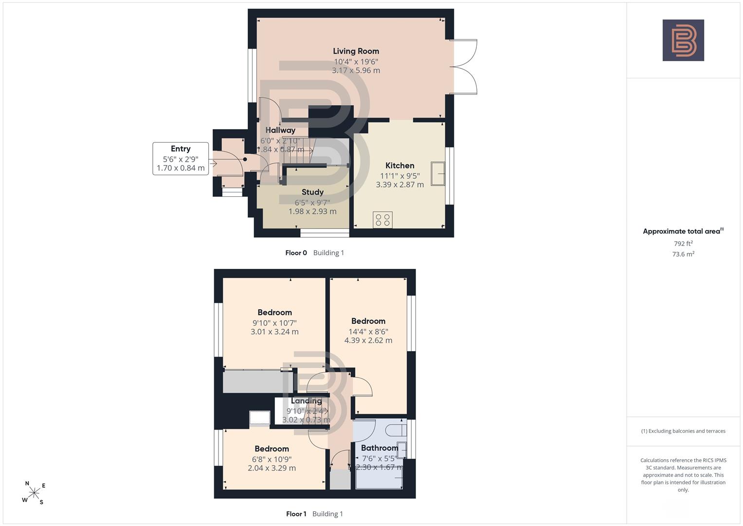 53, The Ryelands, Rugby floorplan