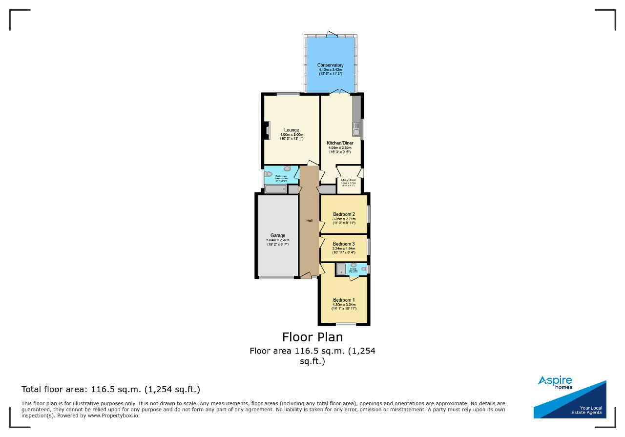Cherry Lodge, Main Road, Spalding floorplan
