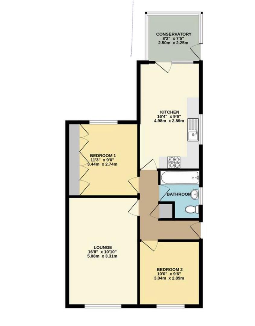 13, Tennyson Close, Caistor floorplan