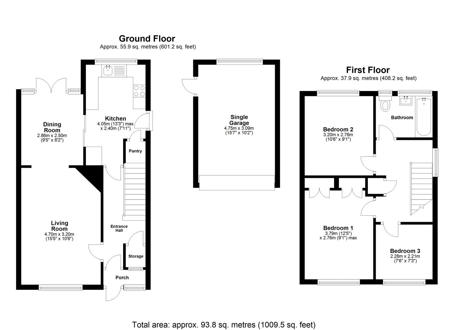 Warwick Avenue, Quorn, Loughborough LE12, 3 bedroom semidetached house